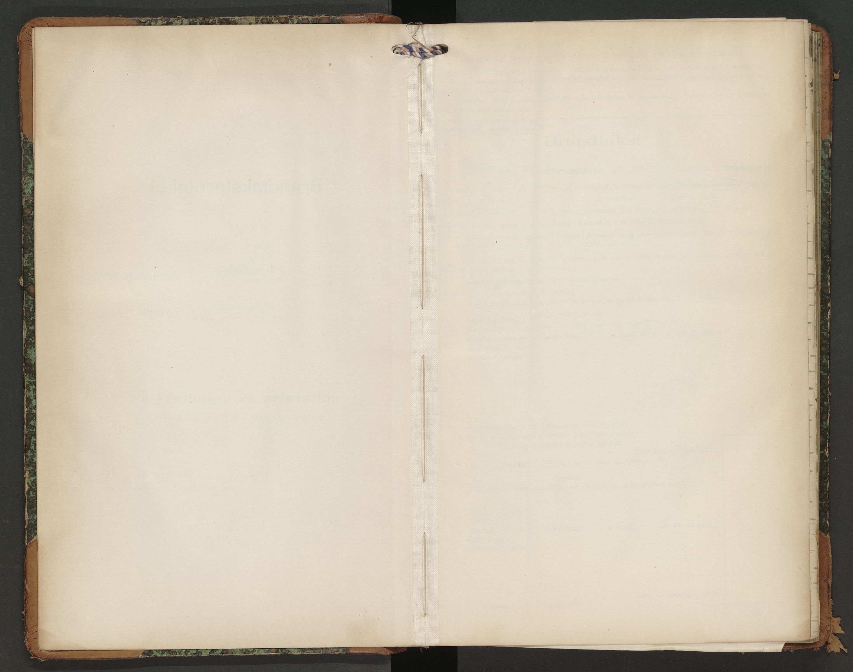 Norges Brannkasse Hol, AV/SAT-A-5601/BT/L0010: Branntakstprotokoll med skjema, 1915-1916