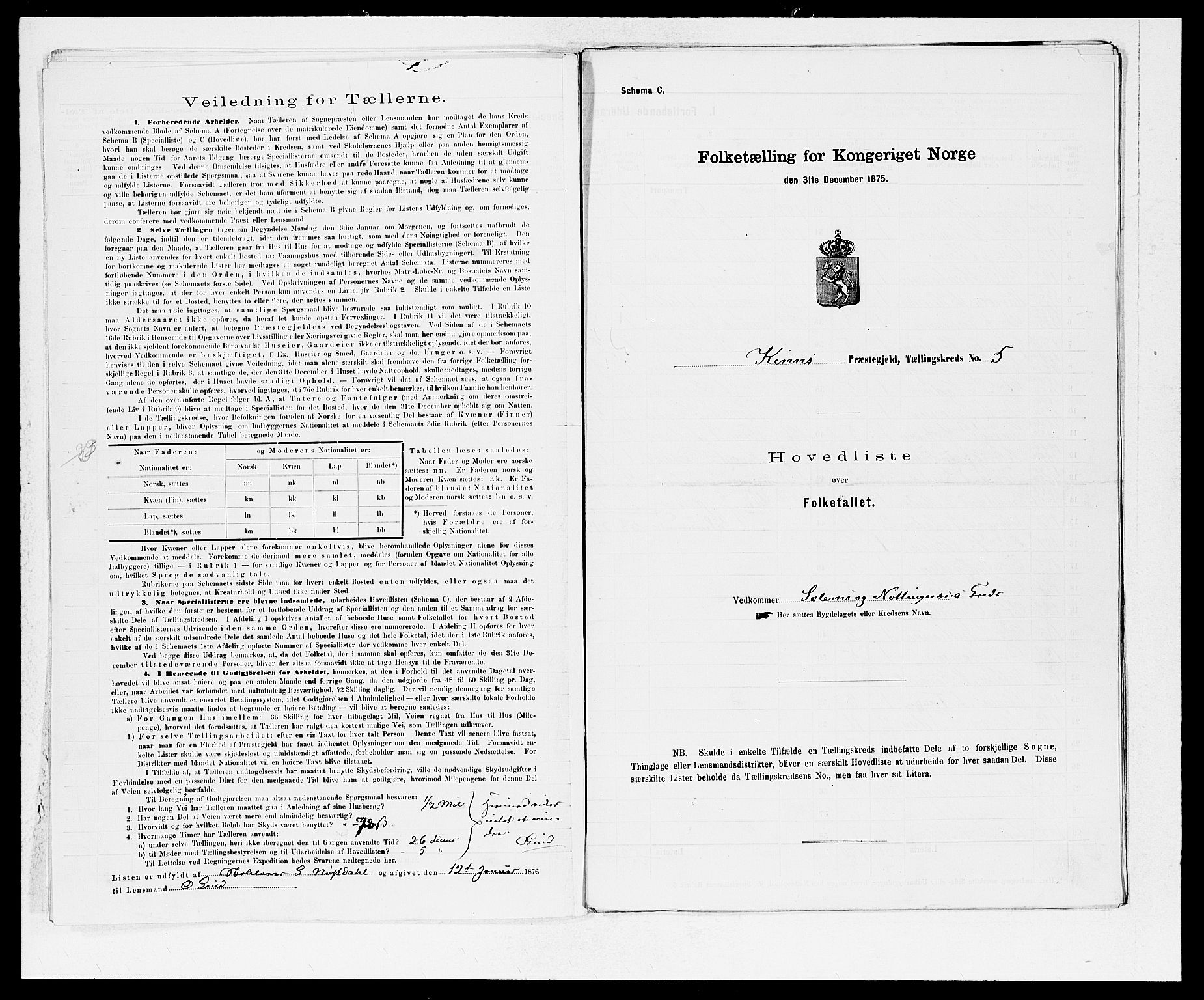 SAB, Folketelling 1875 for 1437L Kinn prestegjeld, Kinn sokn og Svanøy sokn, 1875, s. 10