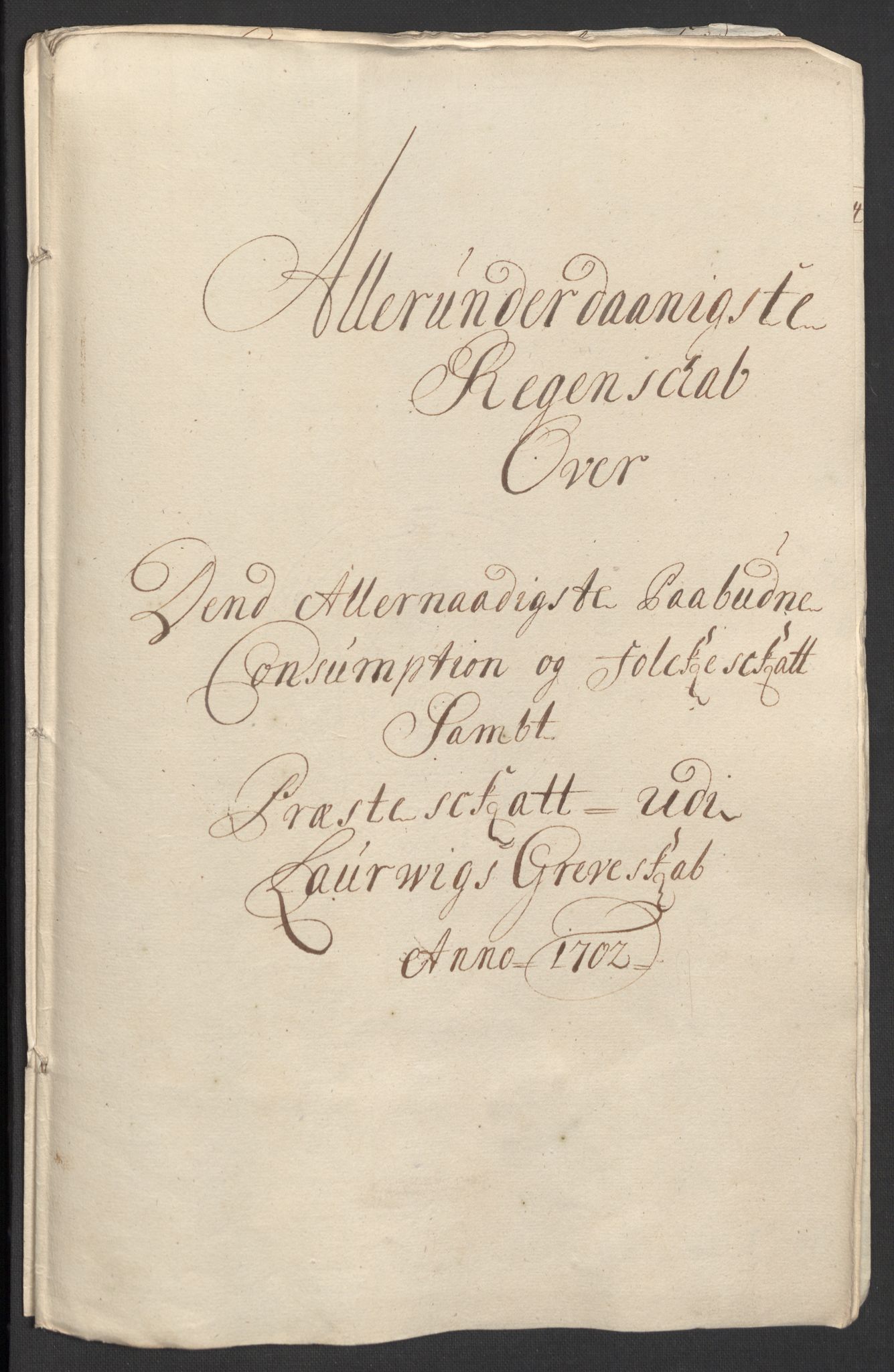 Rentekammeret inntil 1814, Reviderte regnskaper, Fogderegnskap, AV/RA-EA-4092/R33/L1977: Fogderegnskap Larvik grevskap, 1702-1703, s. 23