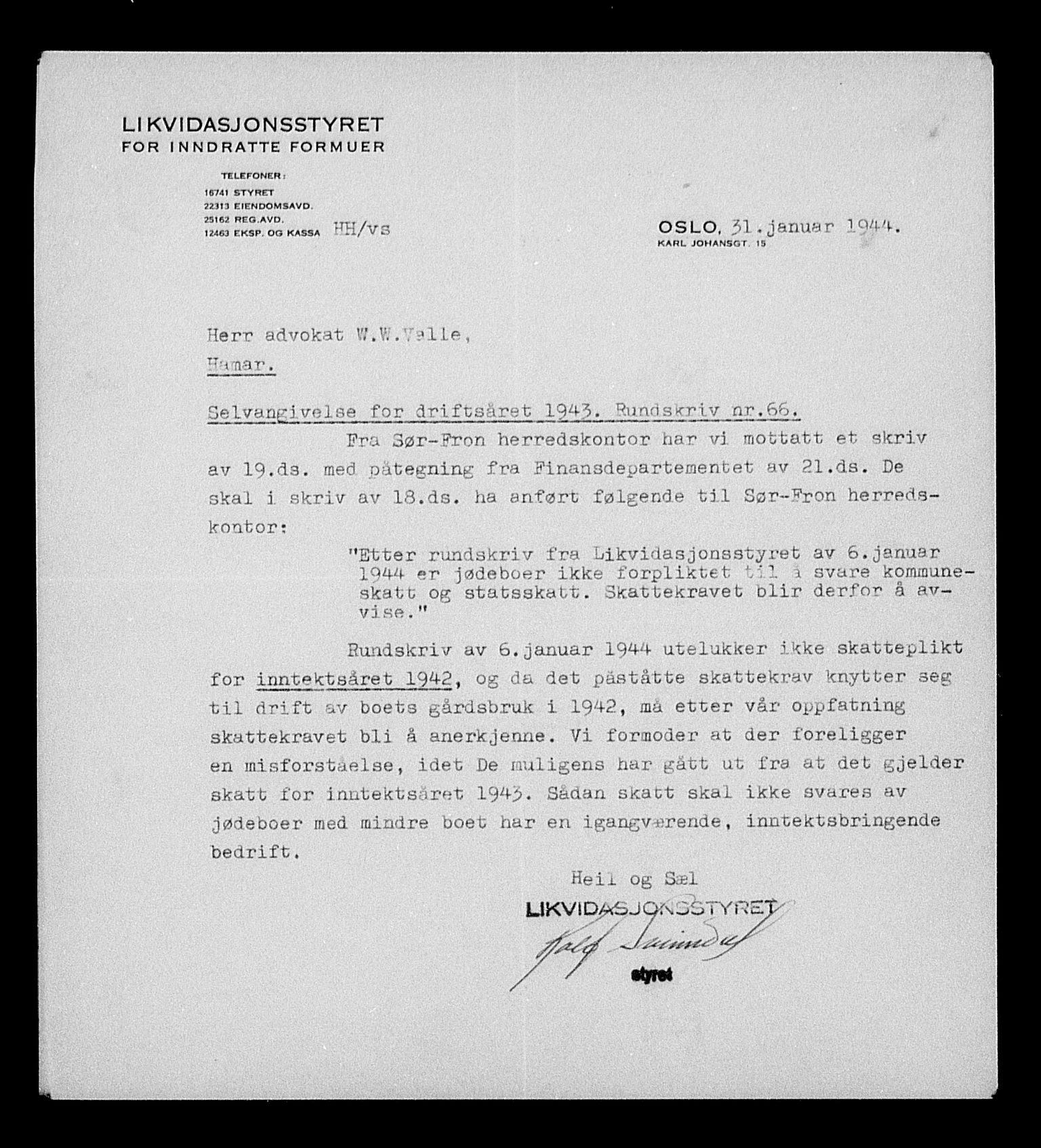 Justisdepartementet, Tilbakeføringskontoret for inndratte formuer, AV/RA-S-1564/H/Hc/Hcc/L0949: --, 1945-1947, s. 637