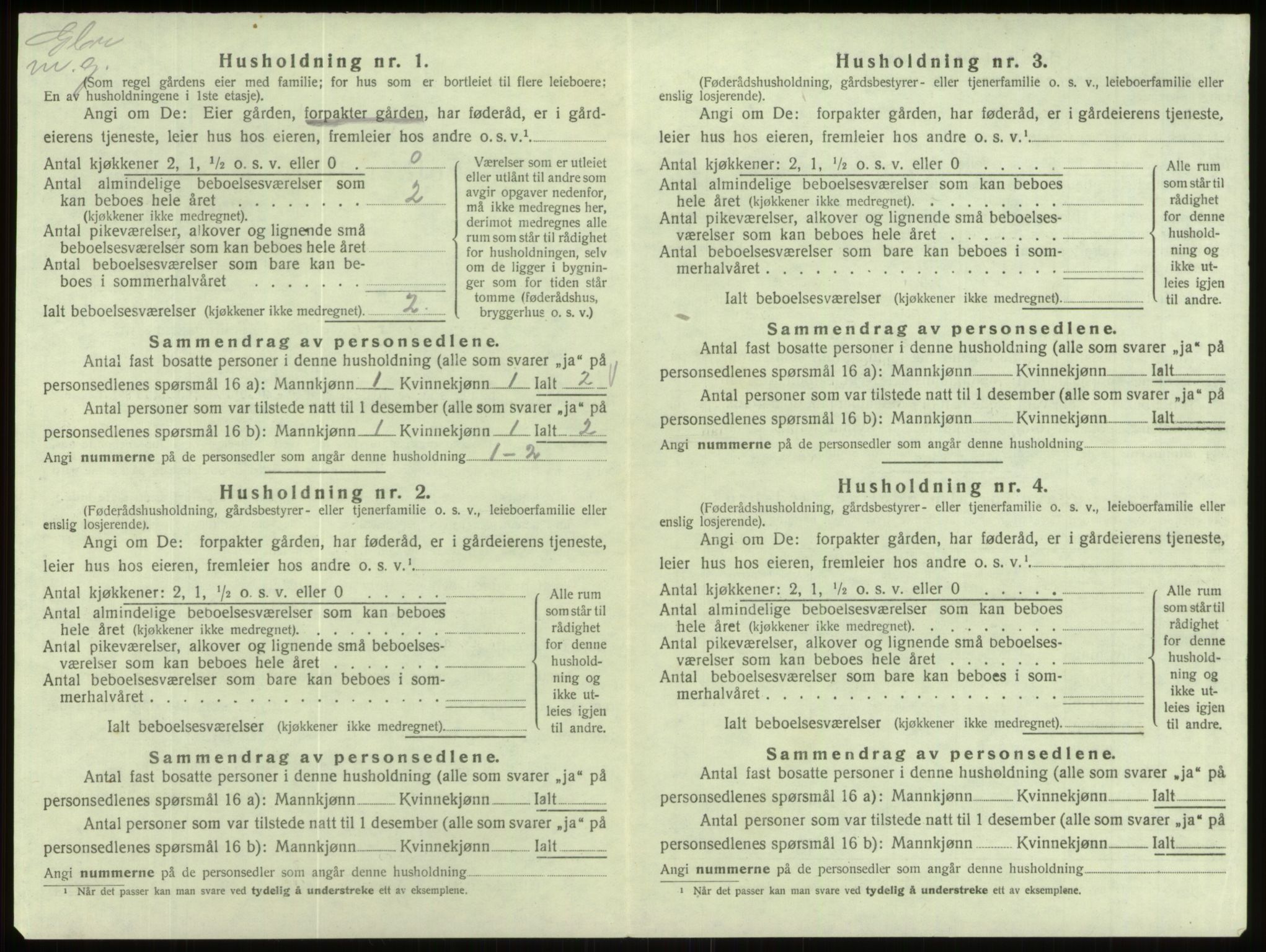 SAB, Folketelling 1920 for 1443 Eid herred, 1920, s. 467