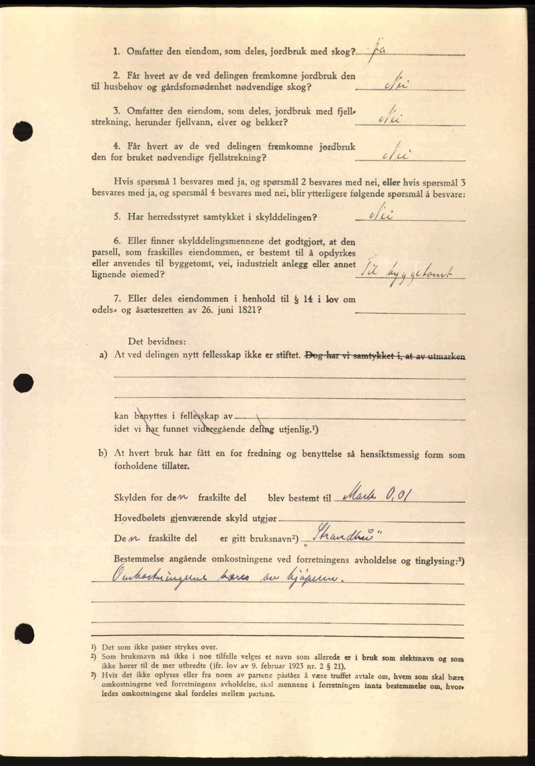 Romsdal sorenskriveri, AV/SAT-A-4149/1/2/2C: Pantebok nr. A14, 1943-1943, Dagboknr: 1279/1943