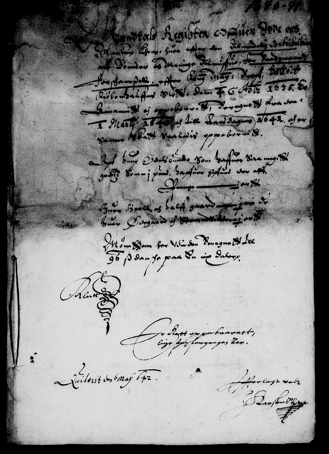 Rentekammeret inntil 1814, Reviderte regnskaper, Lensregnskaper, AV/RA-EA-5023/R/Rb/Rbb/L0003: Idd og Marker len, 1638-1642