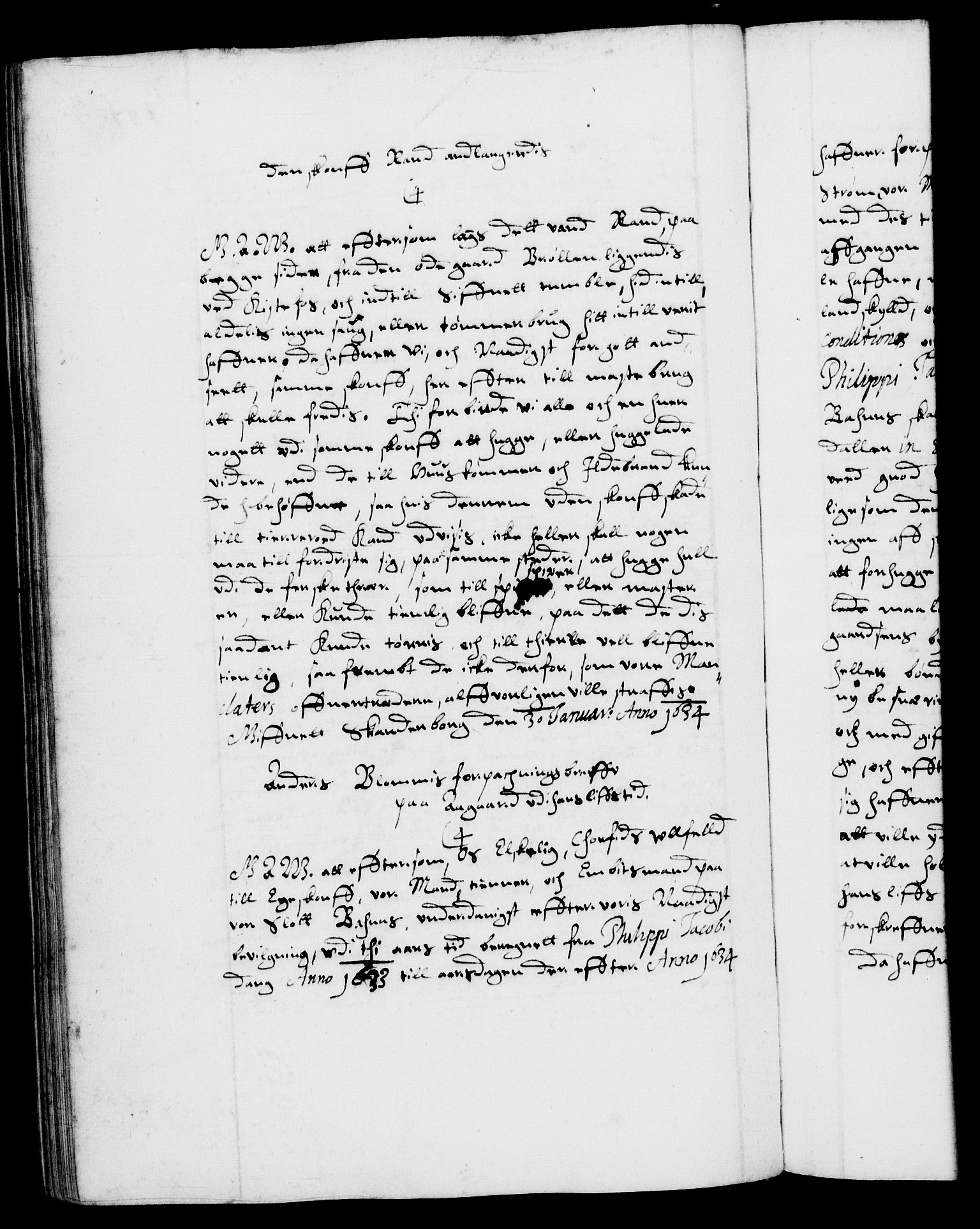 Danske Kanselli 1572-1799, AV/RA-EA-3023/F/Fc/Fca/Fcaa/L0005: Norske registre (mikrofilm), 1631-1636, s. 197b