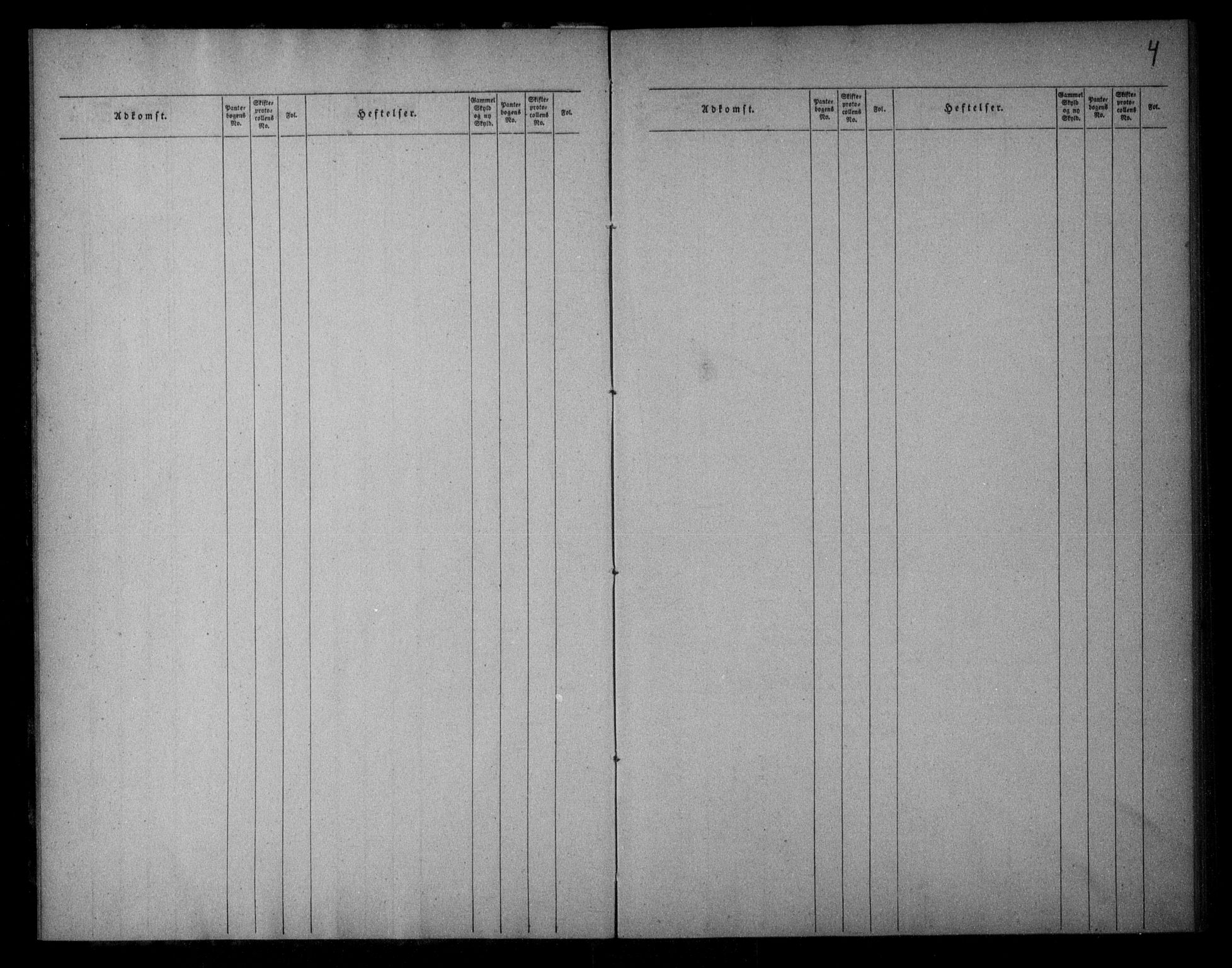 Lister sorenskriveri, SAK/1221-0003/G/Ga/L0003: Panteregister nr. 3, 1738-1810, s. 4