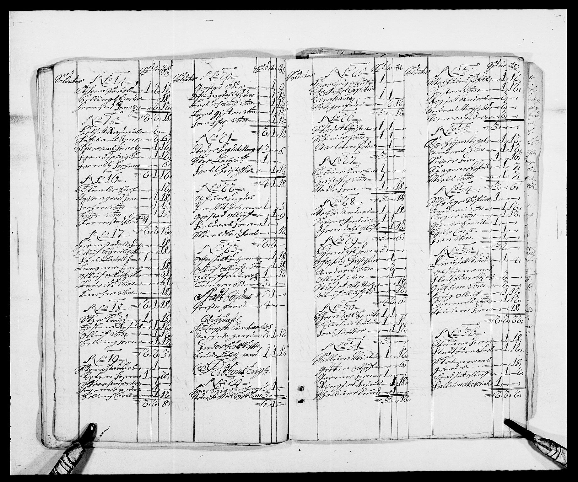 Rentekammeret inntil 1814, Reviderte regnskaper, Fogderegnskap, RA/EA-4092/R57/L3846: Fogderegnskap Fosen, 1688, s. 103