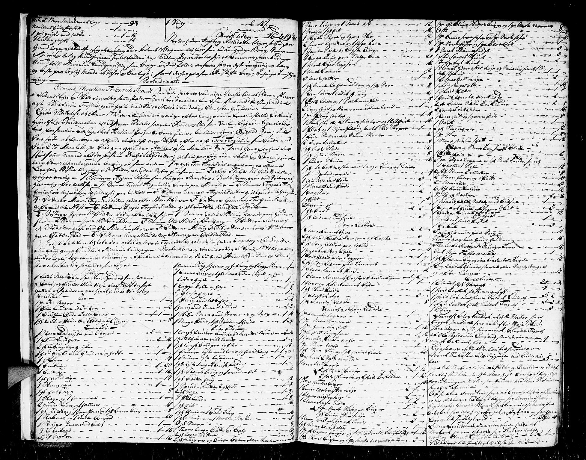 Nedenes sorenskriveri før 1824, AV/SAK-1221-0007/H/Hc/L0037: Skifteprotokoll med register nr 24, 1775-1779, s. 7b-8a