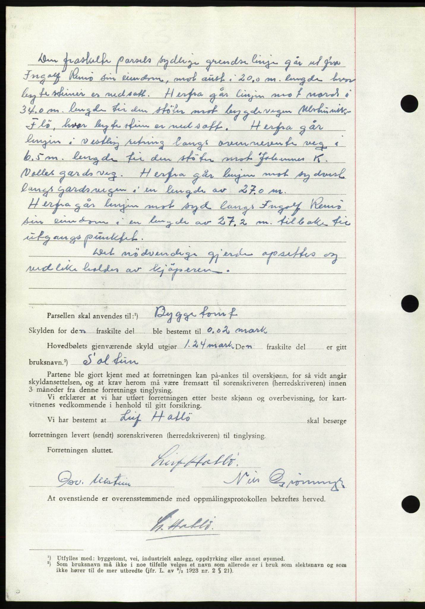 Søre Sunnmøre sorenskriveri, AV/SAT-A-4122/1/2/2C/L0083: Pantebok nr. 9A, 1948-1949, Dagboknr: 1349/1948