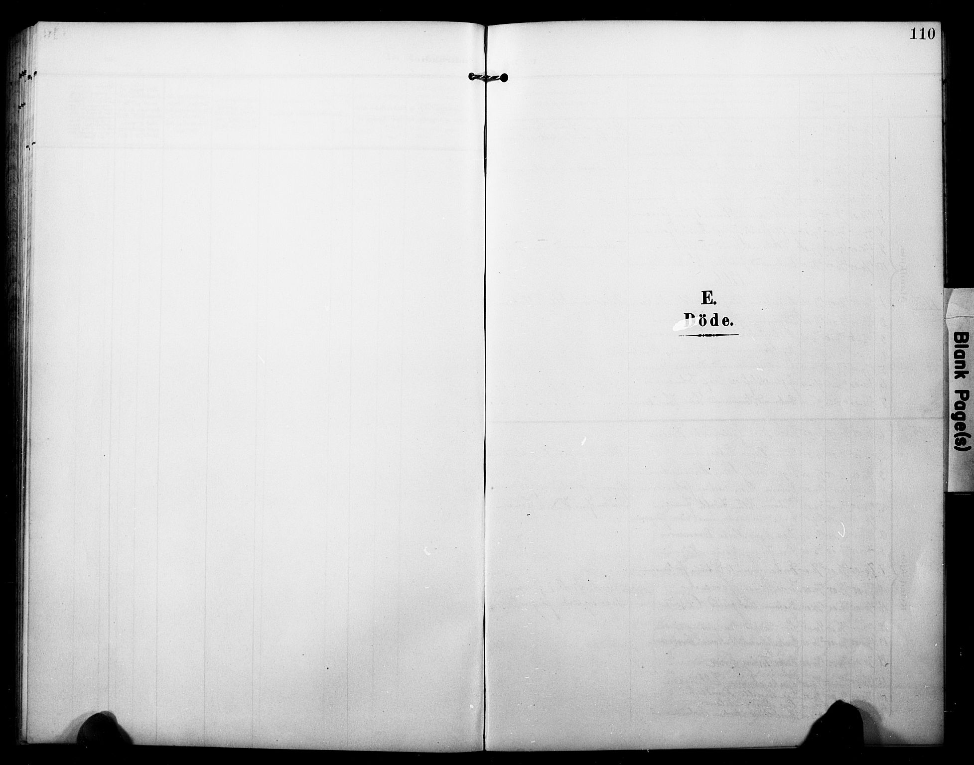 Dypvåg sokneprestkontor, SAK/1111-0007/F/Fb/Fbb/L0005: Klokkerbok nr. B 5, 1905-1924, s. 110