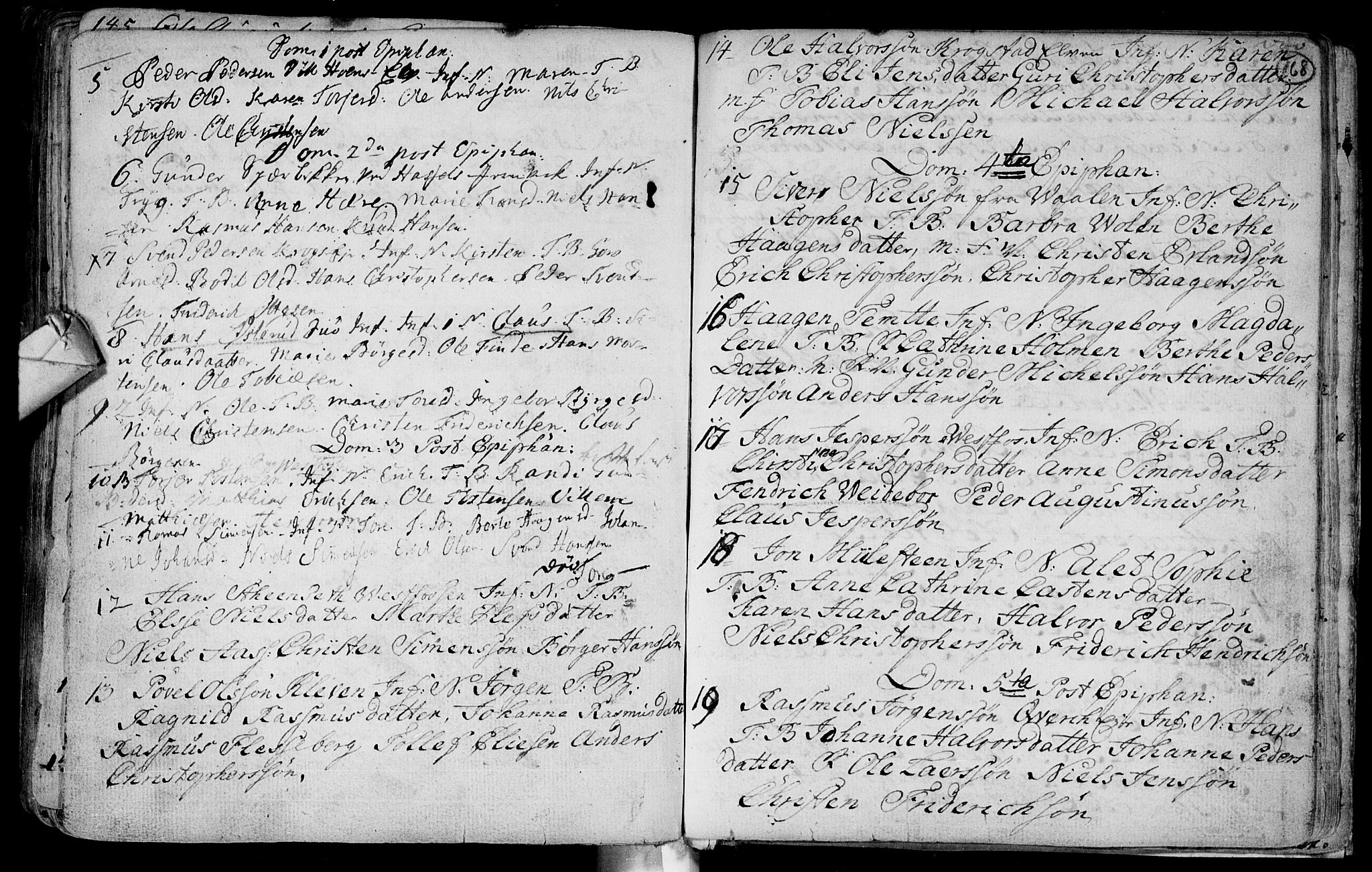 Eiker kirkebøker, AV/SAKO-A-4/F/Fa/L0003: Ministerialbok nr. I 3, 1724-1753, s. 168