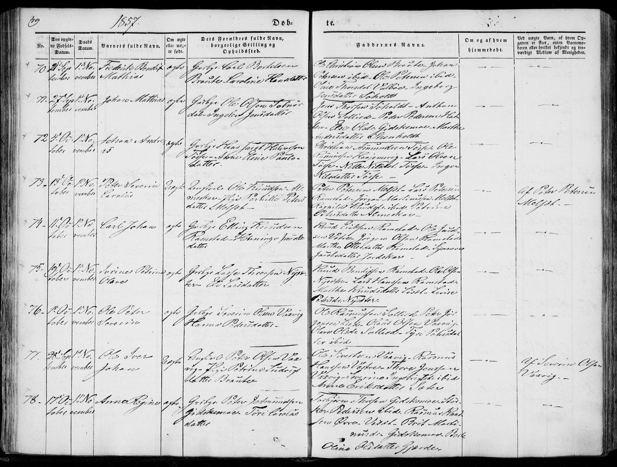 Ministerialprotokoller, klokkerbøker og fødselsregistre - Møre og Romsdal, AV/SAT-A-1454/522/L0313: Ministerialbok nr. 522A08, 1852-1862, s. 49