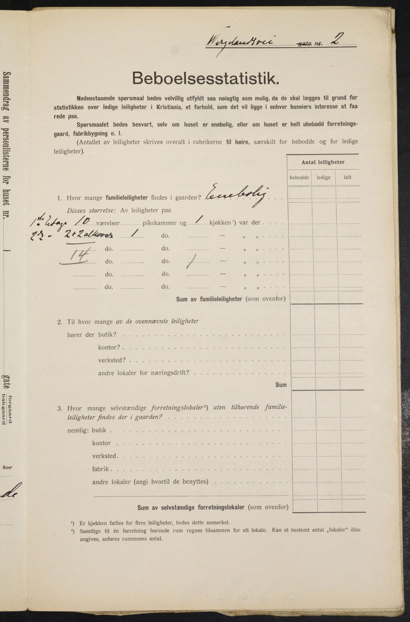 OBA, Kommunal folketelling 1.2.1912 for Kristiania, 1912, s. 127728