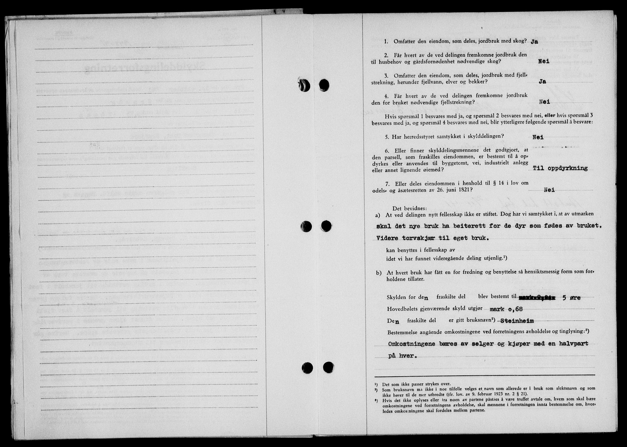Lofoten sorenskriveri, SAT/A-0017/1/2/2C/L0009a: Pantebok nr. 9a, 1941-1942, Dagboknr: 1948/1941