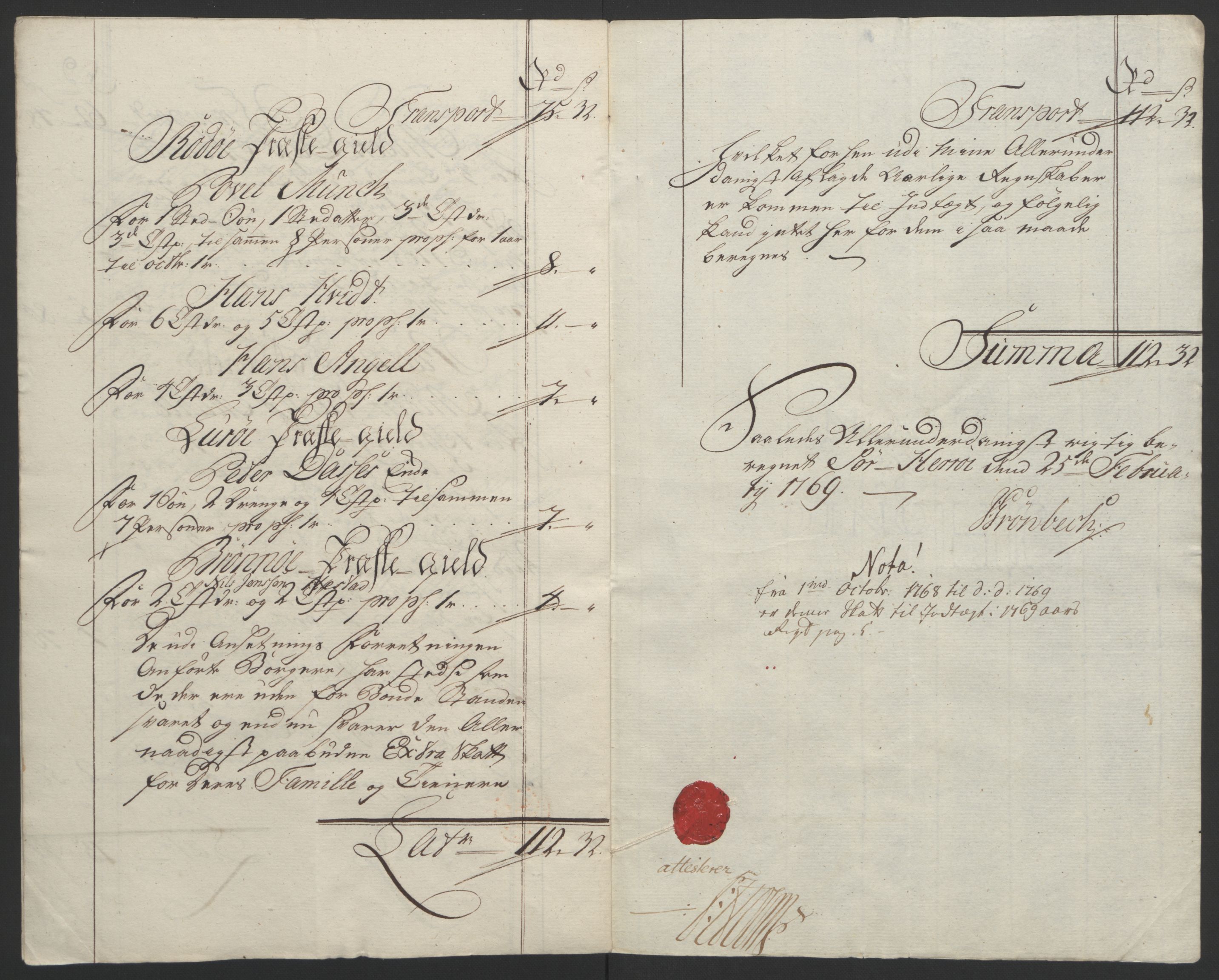 Rentekammeret inntil 1814, Reviderte regnskaper, Fogderegnskap, RA/EA-4092/R65/L4573: Ekstraskatten Helgeland, 1762-1772, s. 211