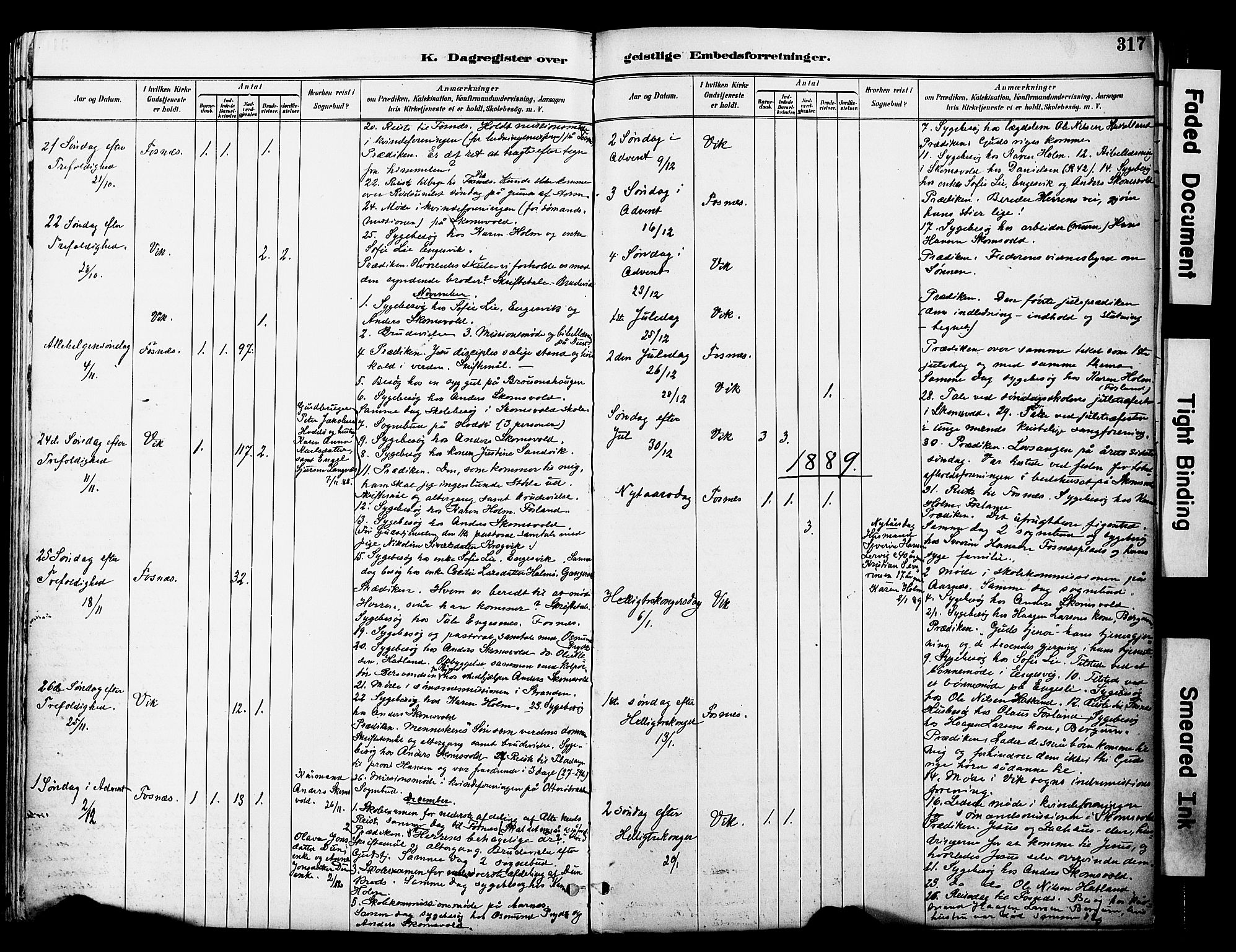 Ministerialprotokoller, klokkerbøker og fødselsregistre - Nord-Trøndelag, AV/SAT-A-1458/774/L0628: Ministerialbok nr. 774A02, 1887-1903, s. 317