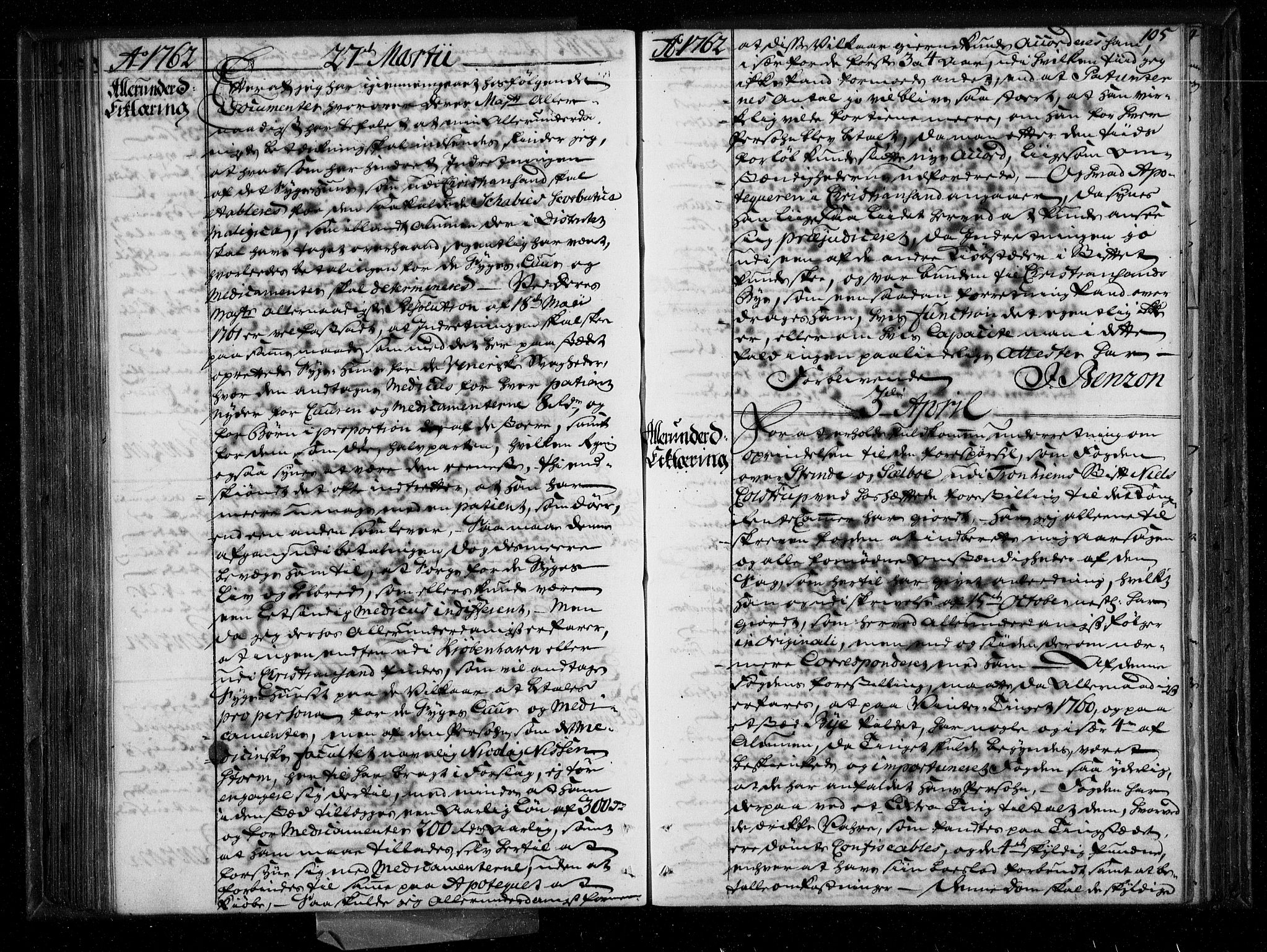 Stattholderembetet 1572-1771, AV/RA-EA-2870/Bf/L0003: Stattholderprotokoll (allmenn kopibok), 1759-1763, s. 104b-105a