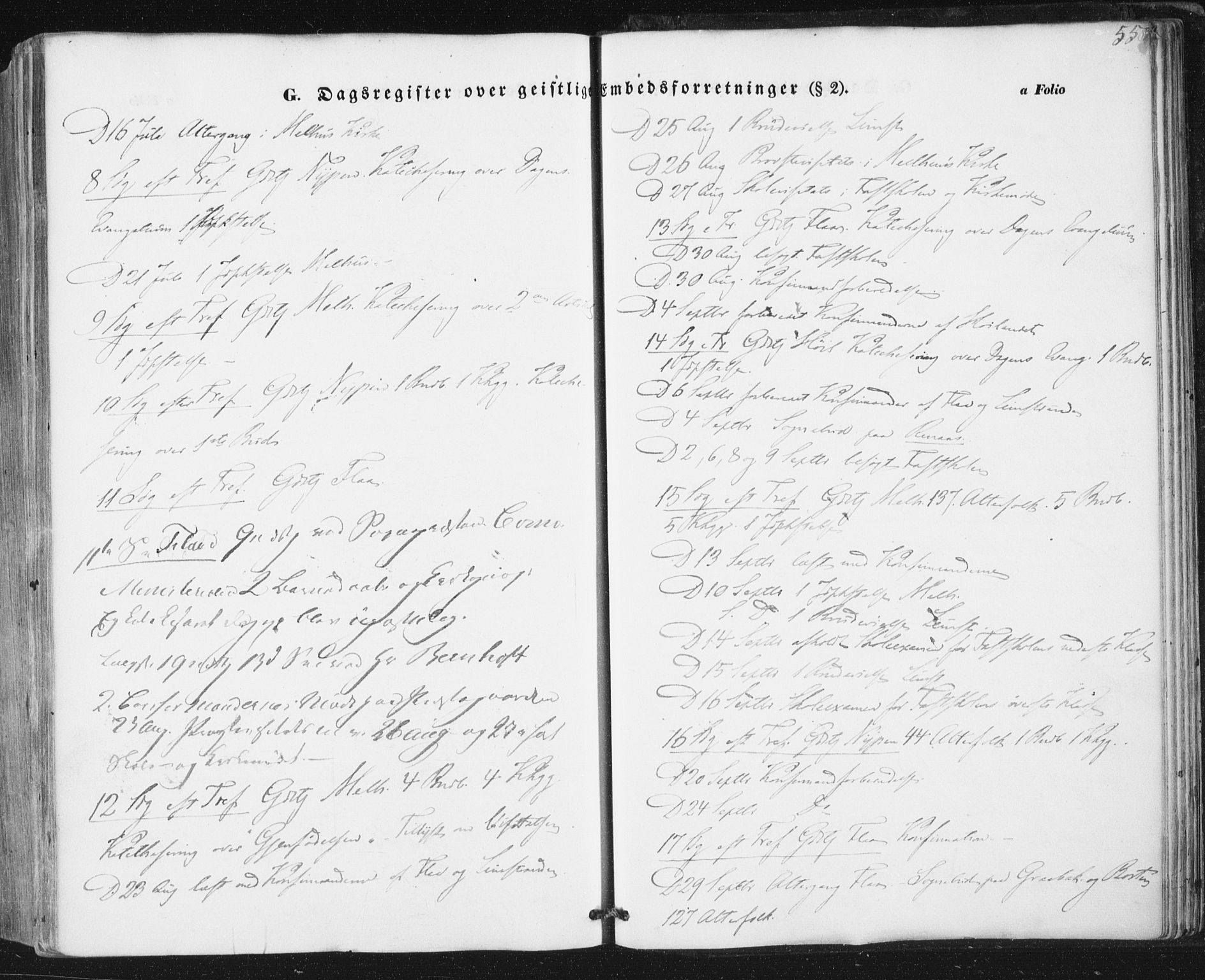 Ministerialprotokoller, klokkerbøker og fødselsregistre - Sør-Trøndelag, SAT/A-1456/691/L1076: Ministerialbok nr. 691A08, 1852-1861, s. 553