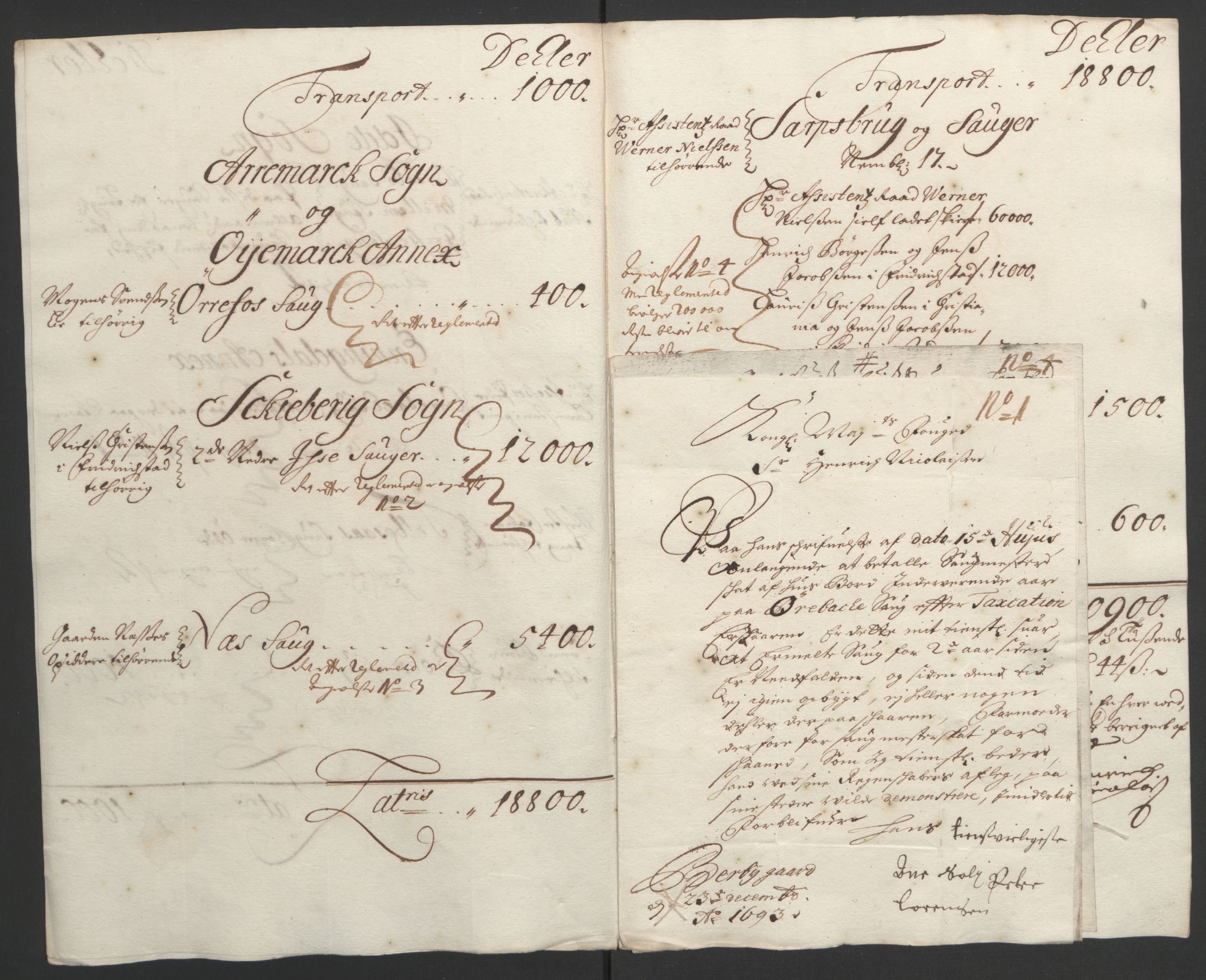 Rentekammeret inntil 1814, Reviderte regnskaper, Fogderegnskap, RA/EA-4092/R01/L0011: Fogderegnskap Idd og Marker, 1692-1693, s. 290
