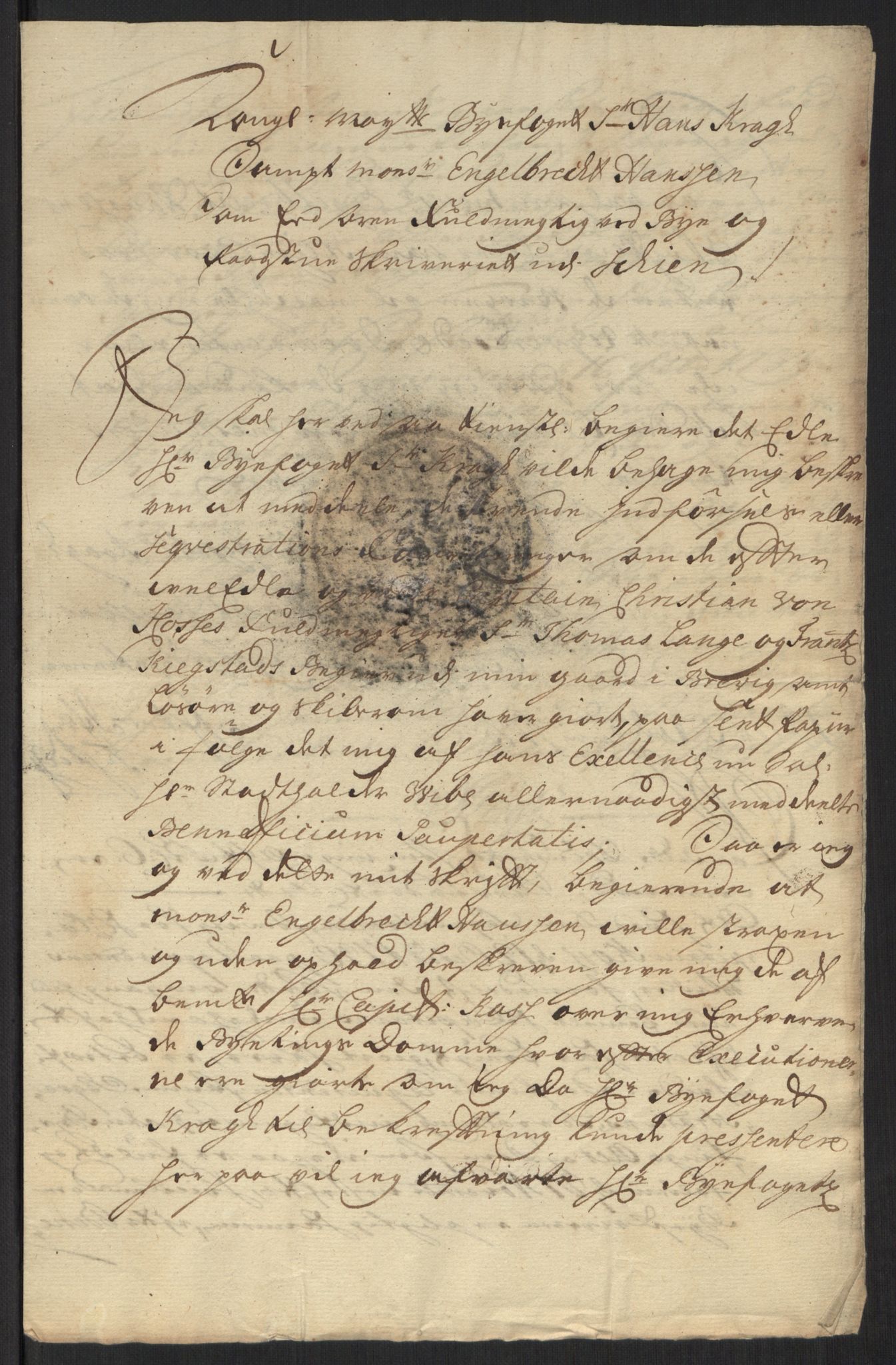 Stattholderembetet 1572-1771, AV/RA-EA-2870/Ef/L0107: Brev fra embetsmenn og andre, 1733-1734, s. 85