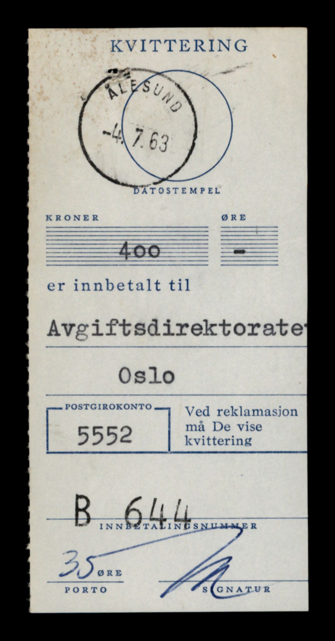 Møre og Romsdal vegkontor - Ålesund trafikkstasjon, SAT/A-4099/F/Fe/L0005: Registreringskort for kjøretøy T 443 - T 546, 1927-1998, s. 21