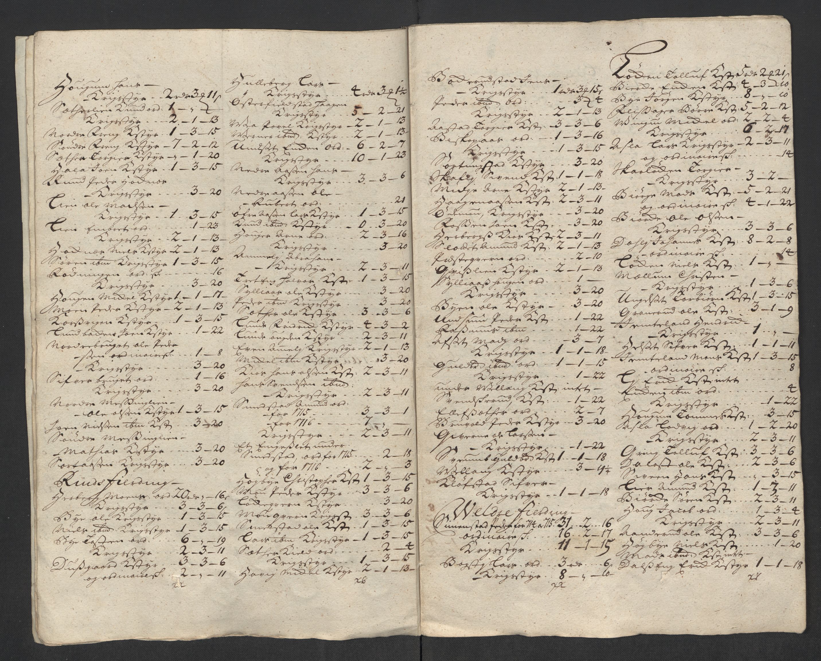 Rentekammeret inntil 1814, Reviderte regnskaper, Fogderegnskap, RA/EA-4092/R16/L1055: Fogderegnskap Hedmark, 1716, s. 403