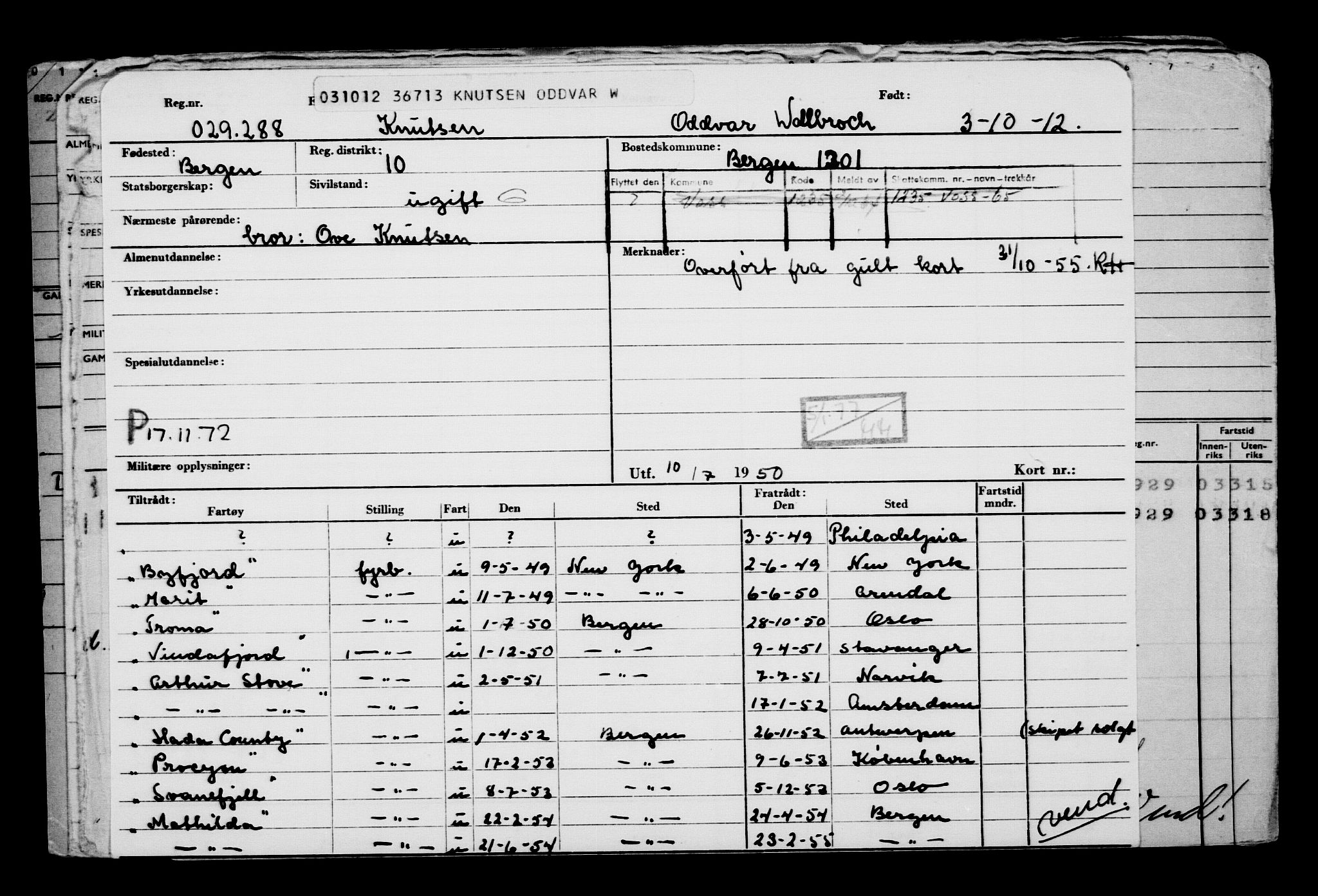 Direktoratet for sjømenn, AV/RA-S-3545/G/Gb/L0107: Hovedkort, 1912, s. 645