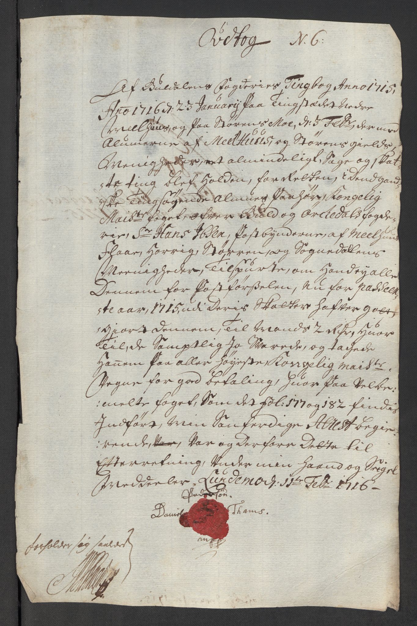 Rentekammeret inntil 1814, Reviderte regnskaper, Fogderegnskap, RA/EA-4092/R60/L3966: Fogderegnskap Orkdal og Gauldal, 1715, s. 519