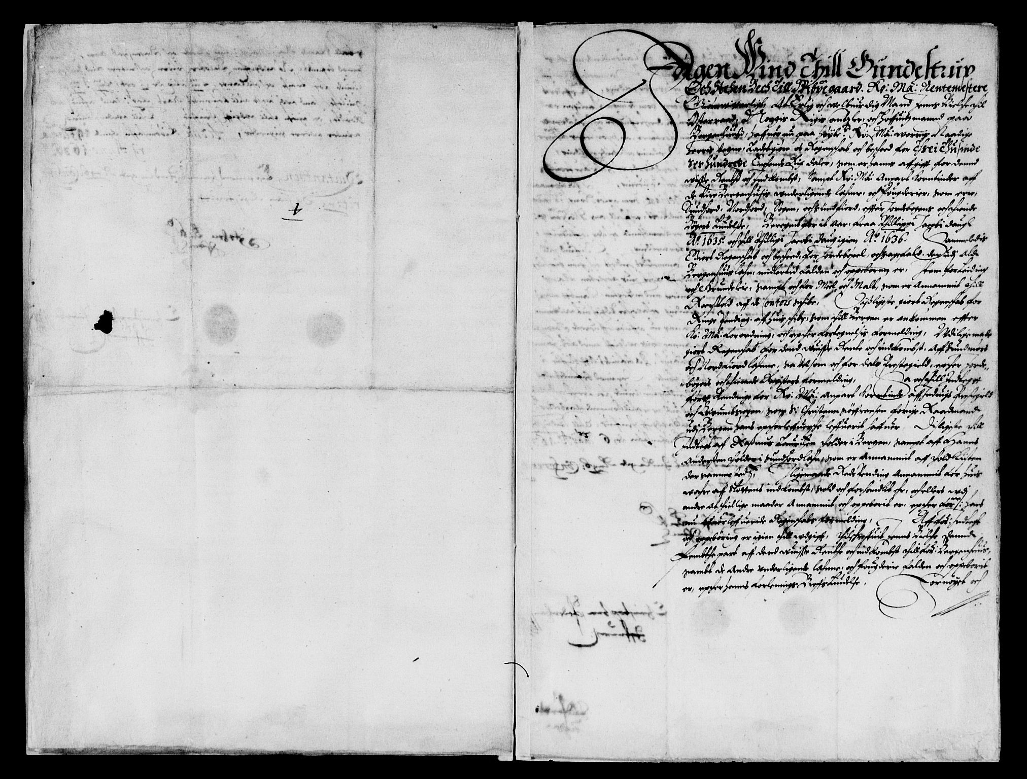 Rentekammeret inntil 1814, Reviderte regnskaper, Lensregnskaper, AV/RA-EA-5023/R/Rb/Rbt/L0076: Bergenhus len, 1633-1638