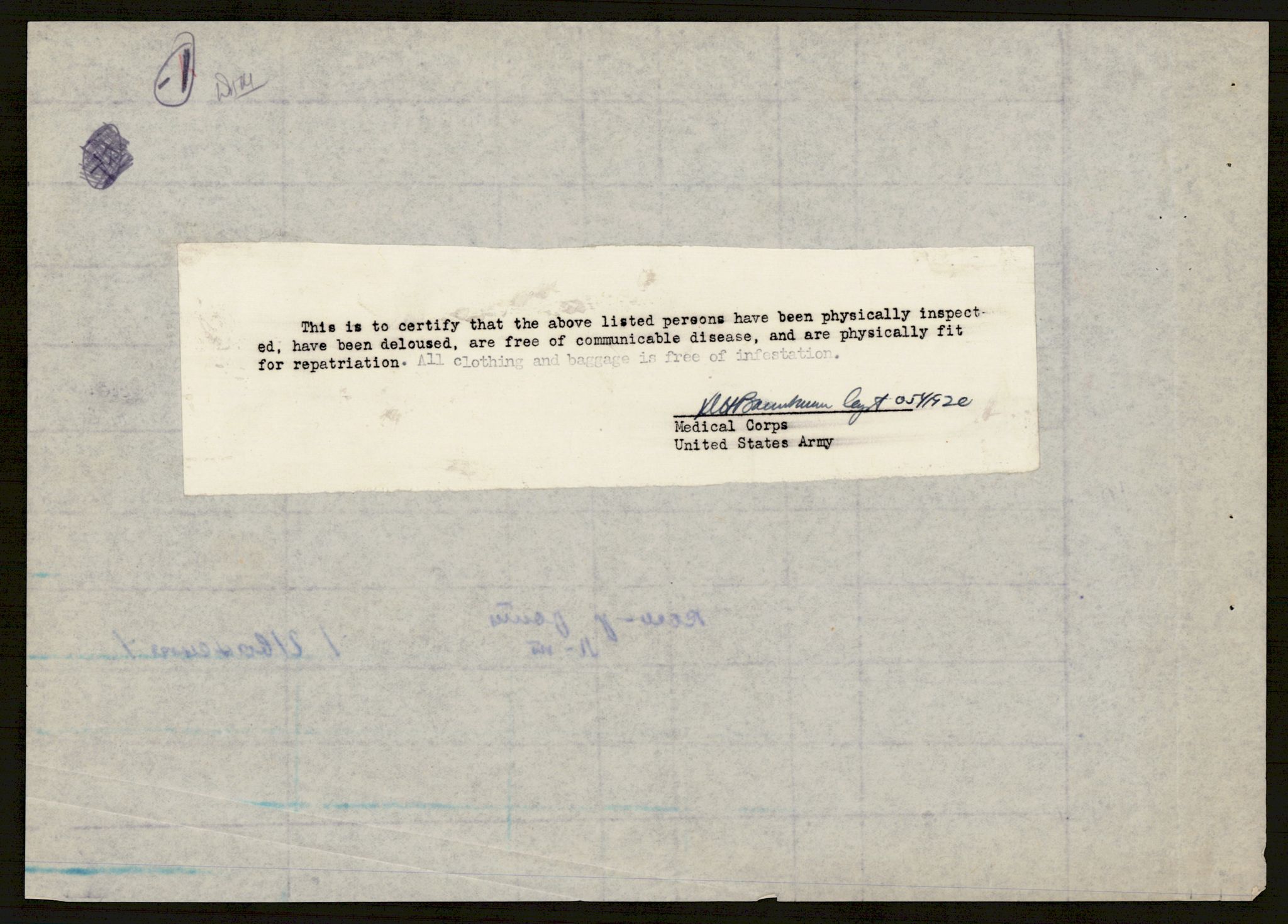 Flyktnings- og fangedirektoratet, Repatrieringskontoret, AV/RA-S-1681/D/Db/L0019: Displaced Persons (DPs) og sivile tyskere, 1945-1948, s. 496
