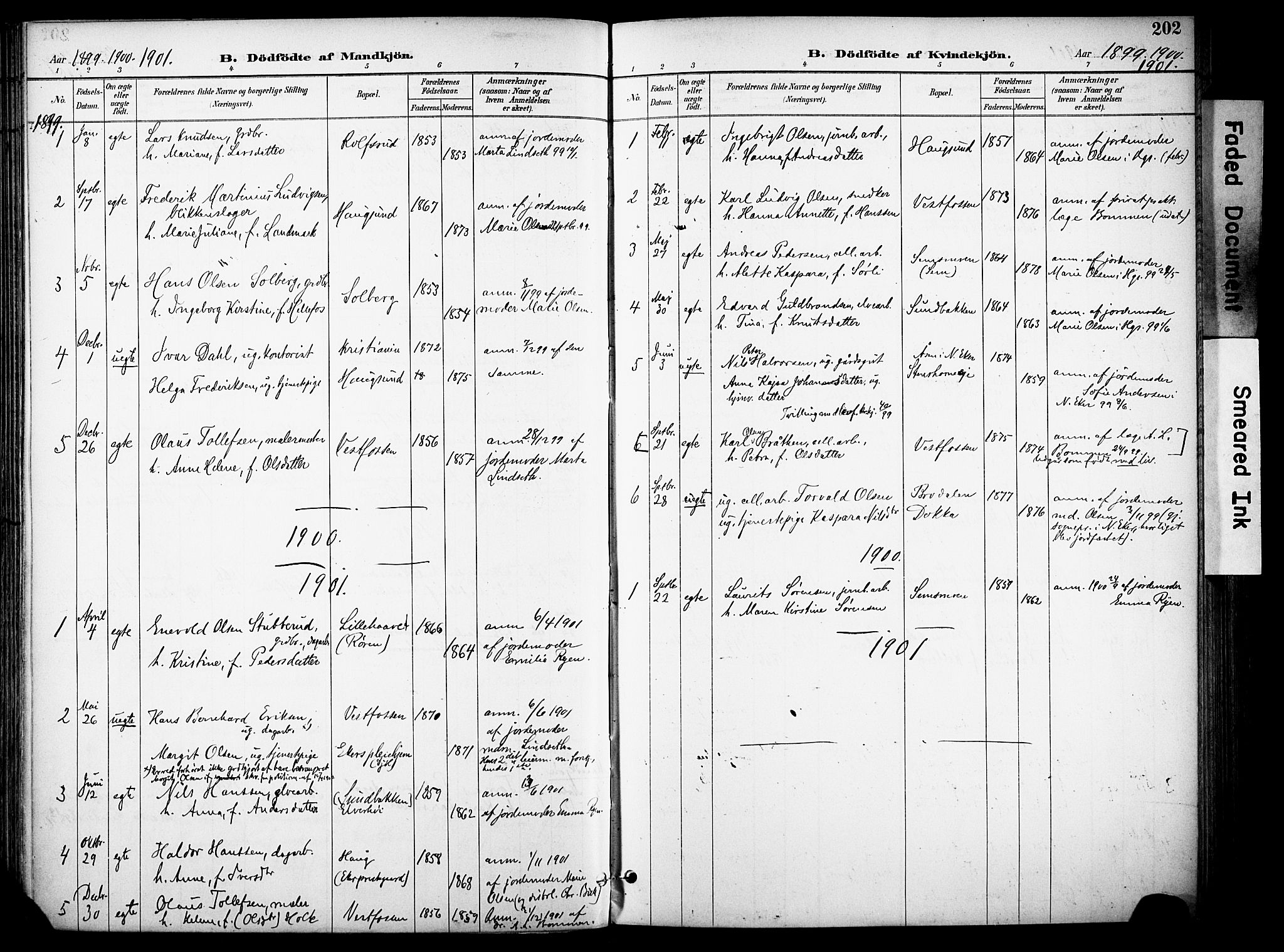 Eiker kirkebøker, AV/SAKO-A-4/F/Fb/L0003: Ministerialbok nr. II 3, 1896-1942, s. 202