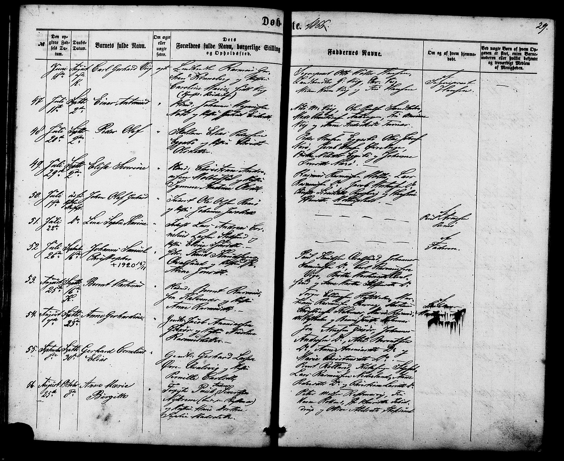 Ministerialprotokoller, klokkerbøker og fødselsregistre - Møre og Romsdal, AV/SAT-A-1454/507/L0071: Ministerialbok nr. 507A06, 1863-1878, s. 29