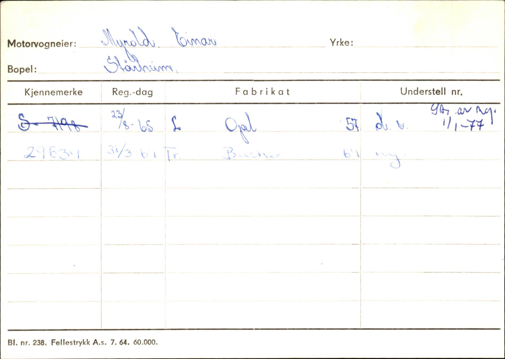 Statens vegvesen, Sogn og Fjordane vegkontor, AV/SAB-A-5301/4/F/L0129: Eigarregistrer Eid A-S, 1945-1975, s. 1704