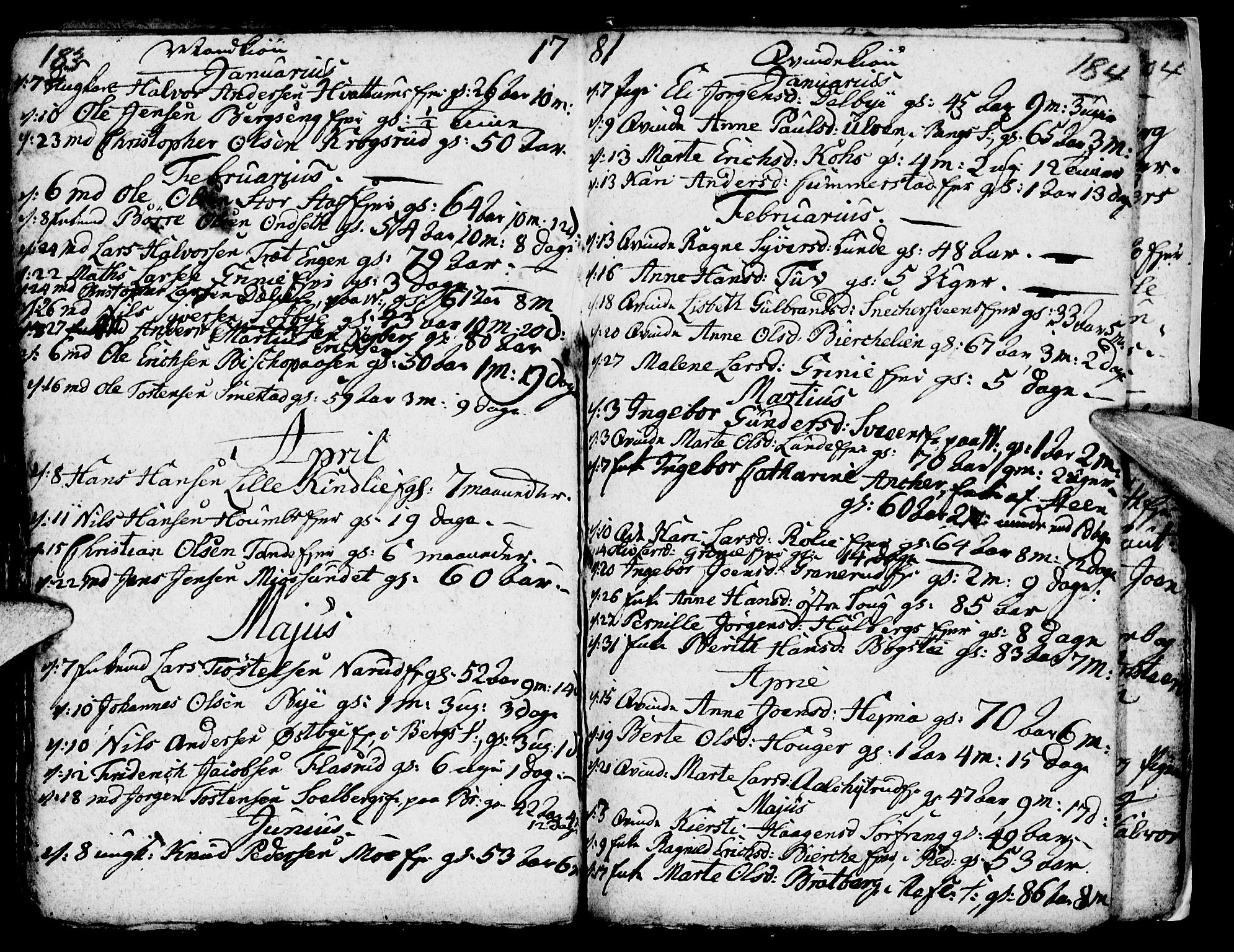Ringsaker prestekontor, AV/SAH-PREST-014/I/Ia/L0005/0003: Kladd til kirkebok nr. 5.3, 1780-1784, s. 183-184