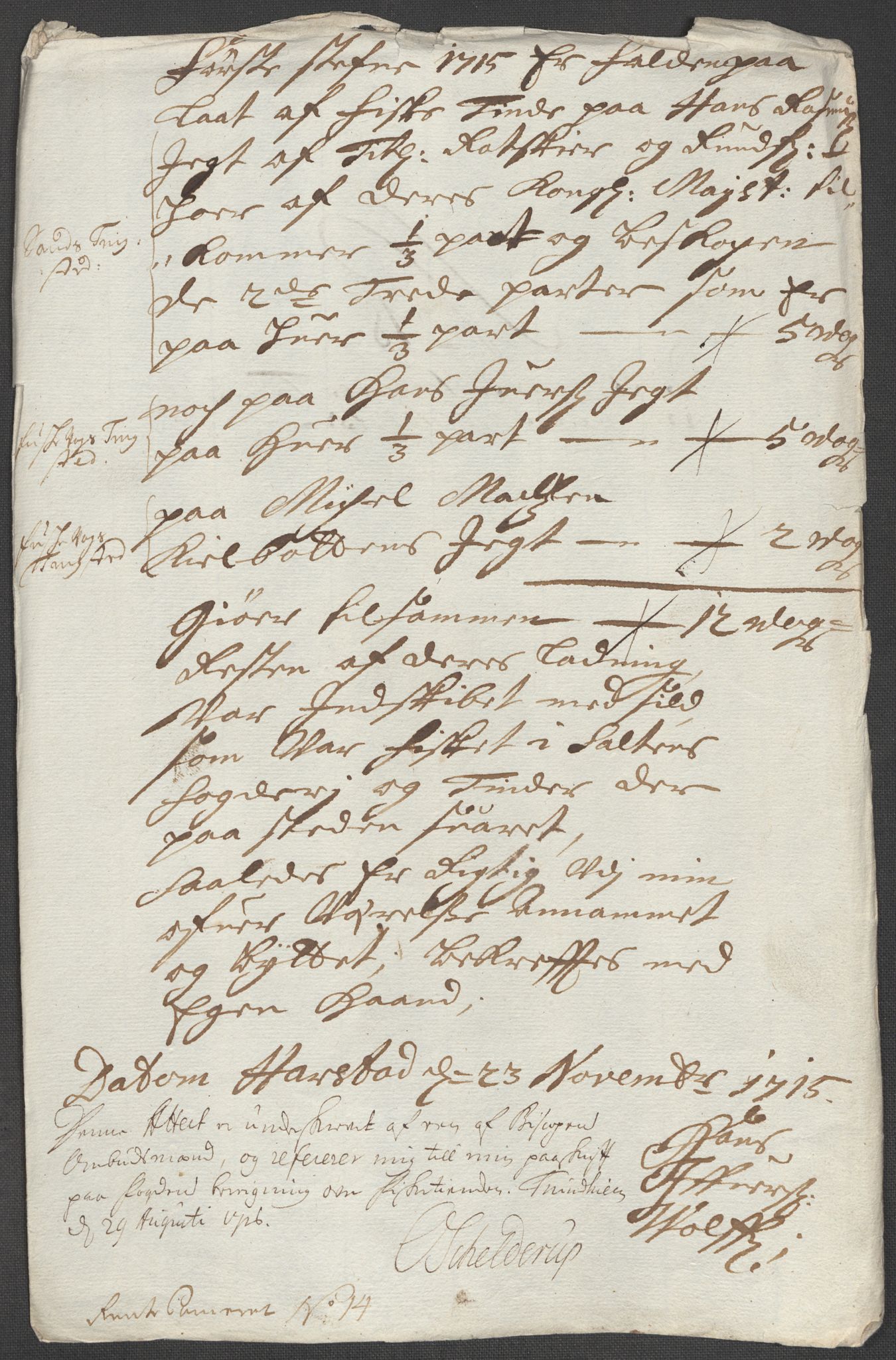 Rentekammeret inntil 1814, Reviderte regnskaper, Fogderegnskap, AV/RA-EA-4092/R68/L4761: Fogderegnskap Senja og Troms, 1715, s. 122