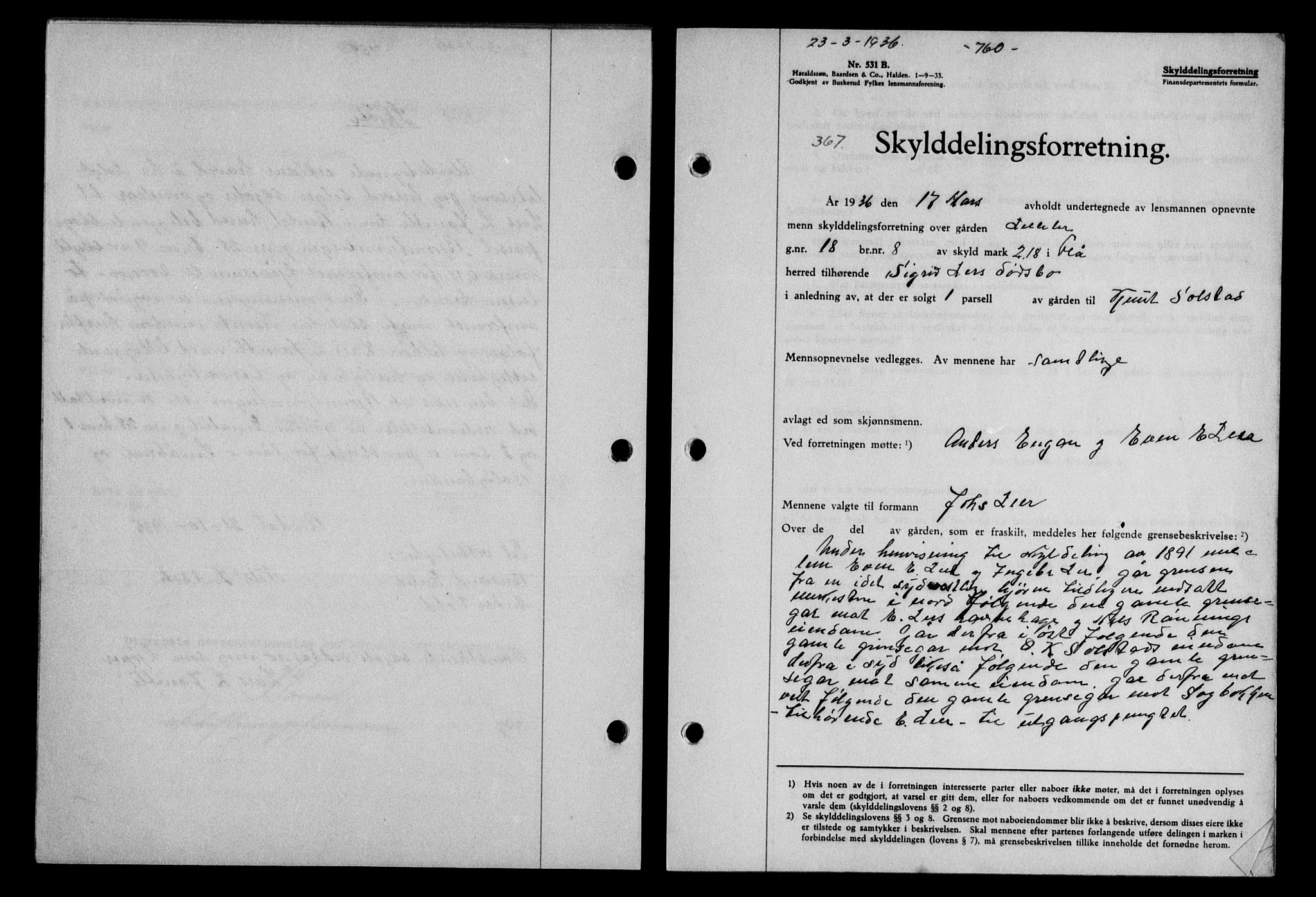 Gauldal sorenskriveri, SAT/A-0014/1/2/2C/L0045: Pantebok nr. 47-49, 1935-1936, Tingl.dato: 23.03.1936