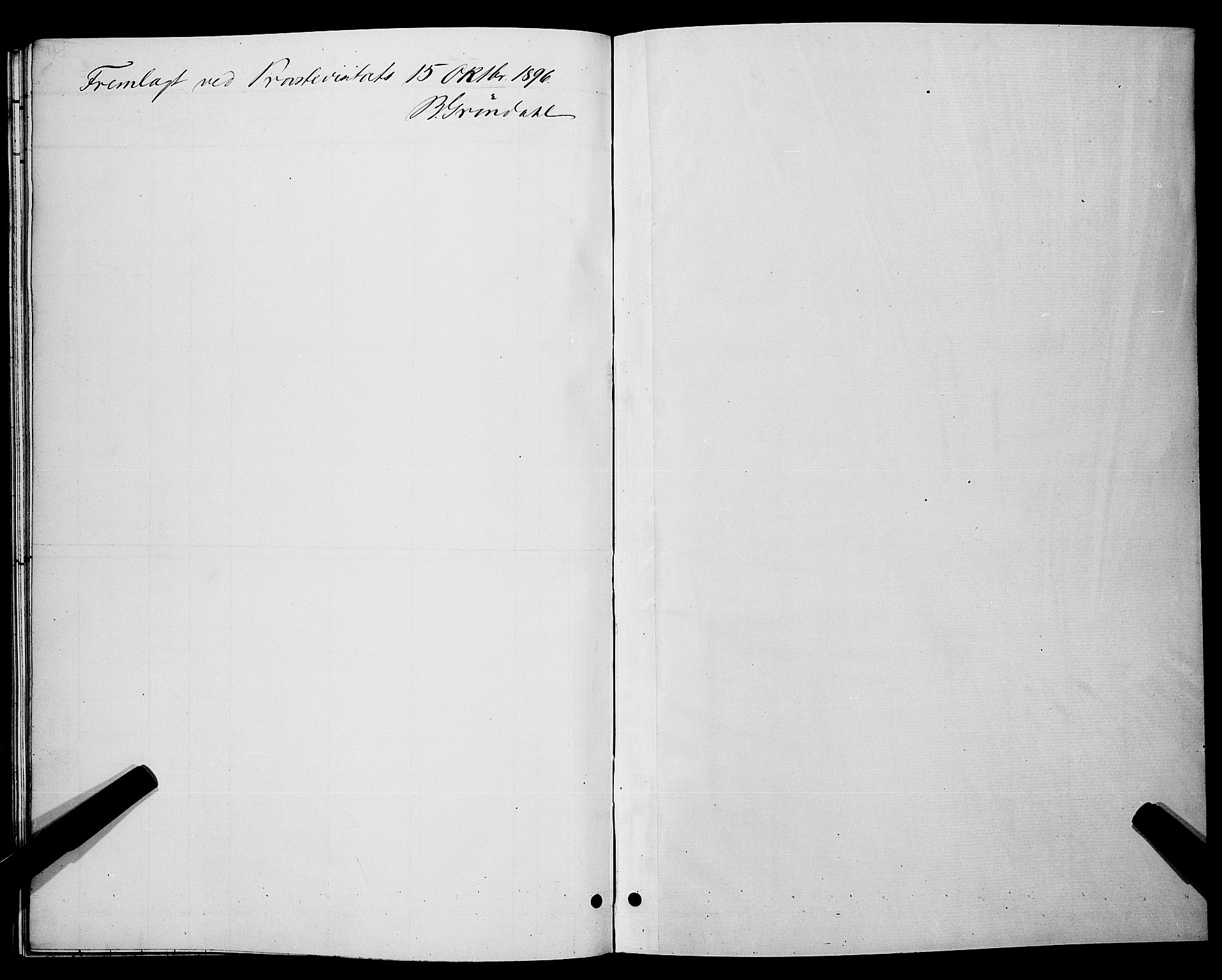Hjartdal kirkebøker, SAKO/A-270/G/Ga/L0003: Klokkerbok nr. I 3, 1889-1896