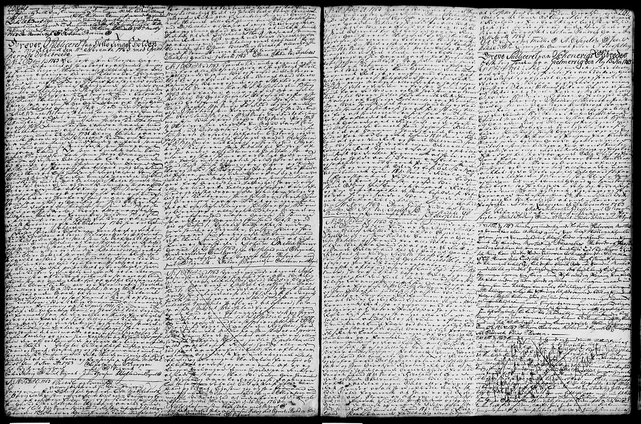 Sunnhordland sorenskrivar, SAB/A-2401/1/G/Gb/Gbe/L0003: Pantebok nr. II.B.e.2a, 1756-1767, s. 208-209