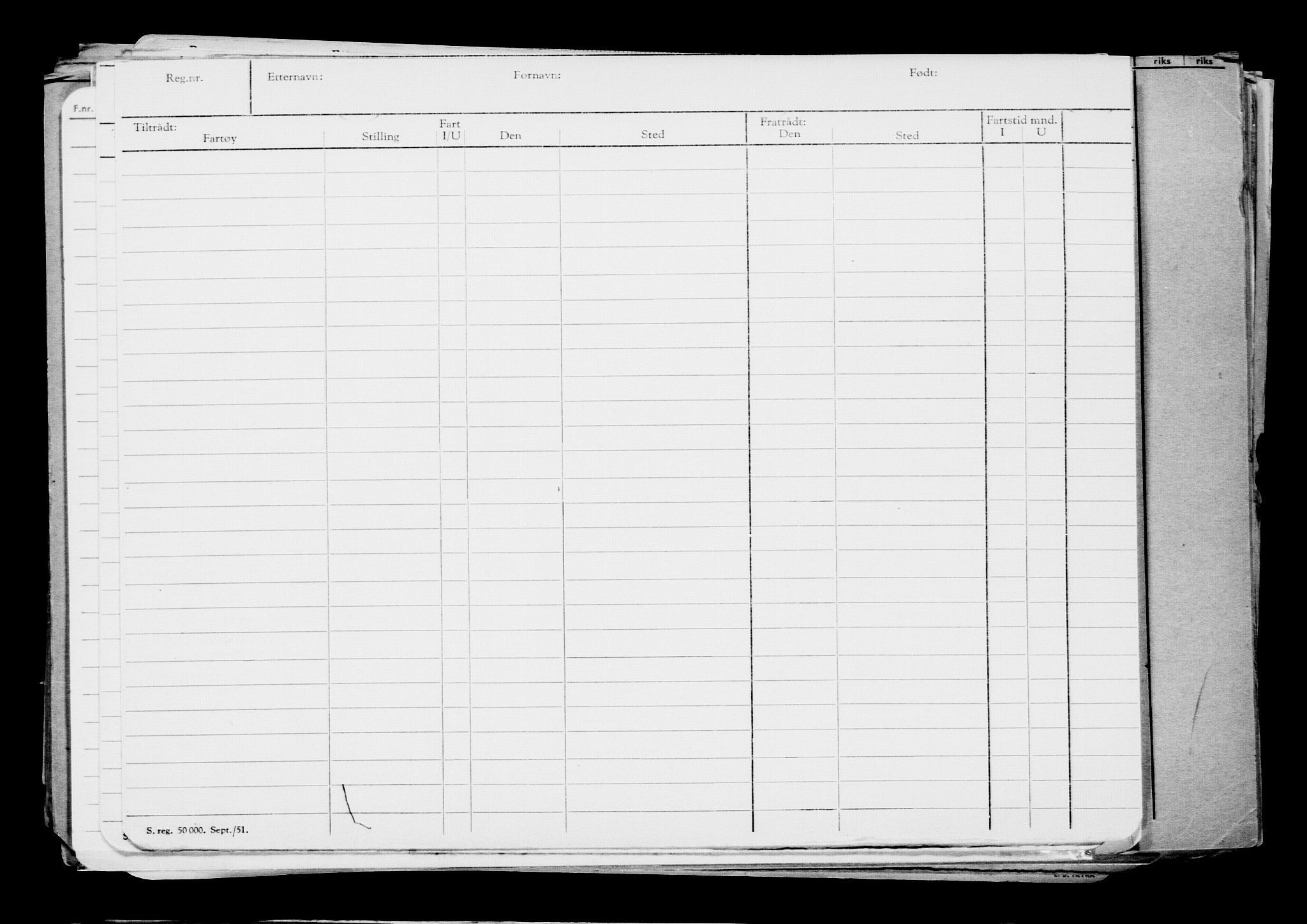 Direktoratet for sjømenn, AV/RA-S-3545/G/Gb/L0187: Hovedkort, 1920, s. 522