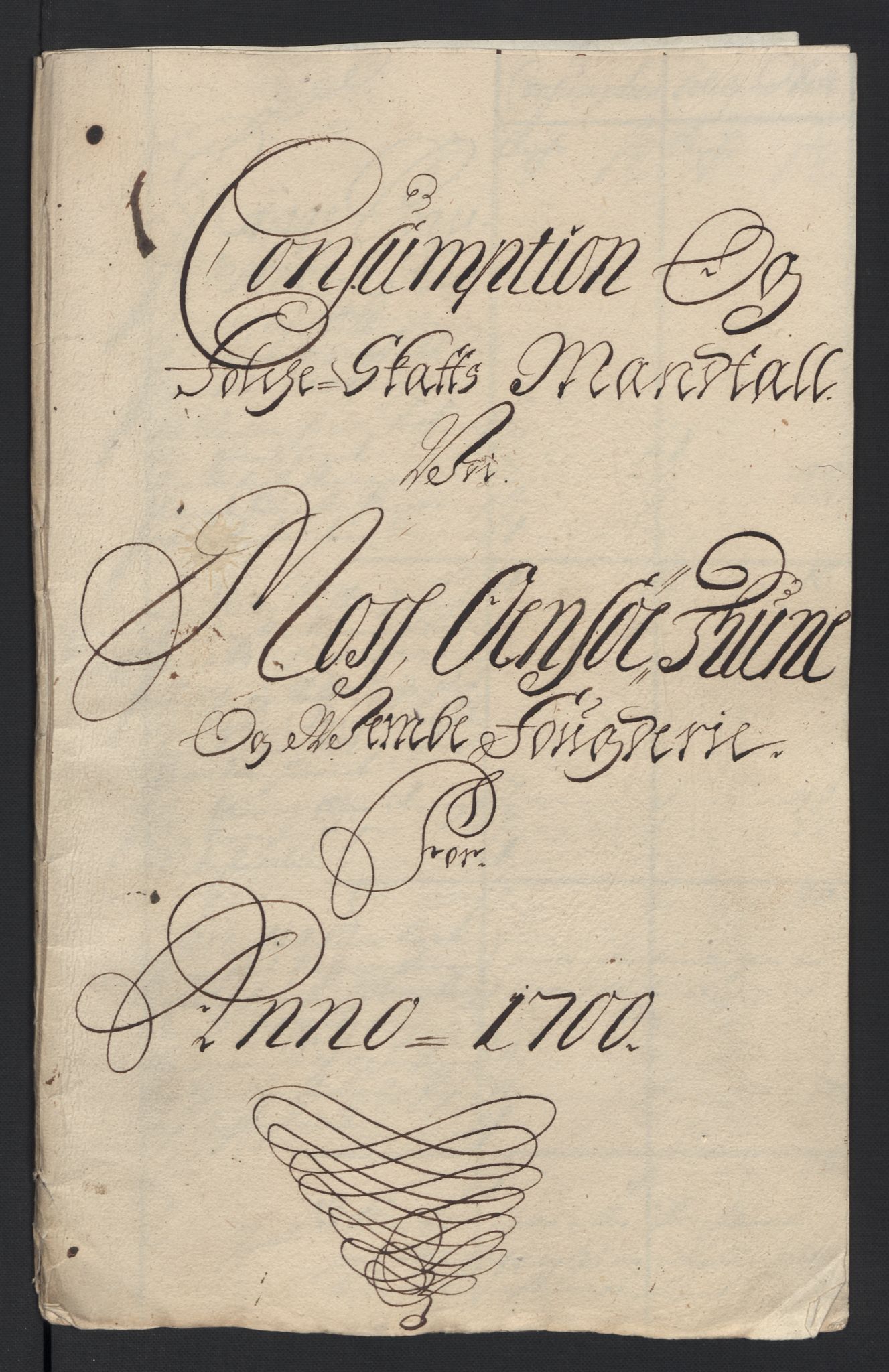 Rentekammeret inntil 1814, Reviderte regnskaper, Fogderegnskap, RA/EA-4092/R04/L0129: Fogderegnskap Moss, Onsøy, Tune, Veme og Åbygge, 1700, s. 347