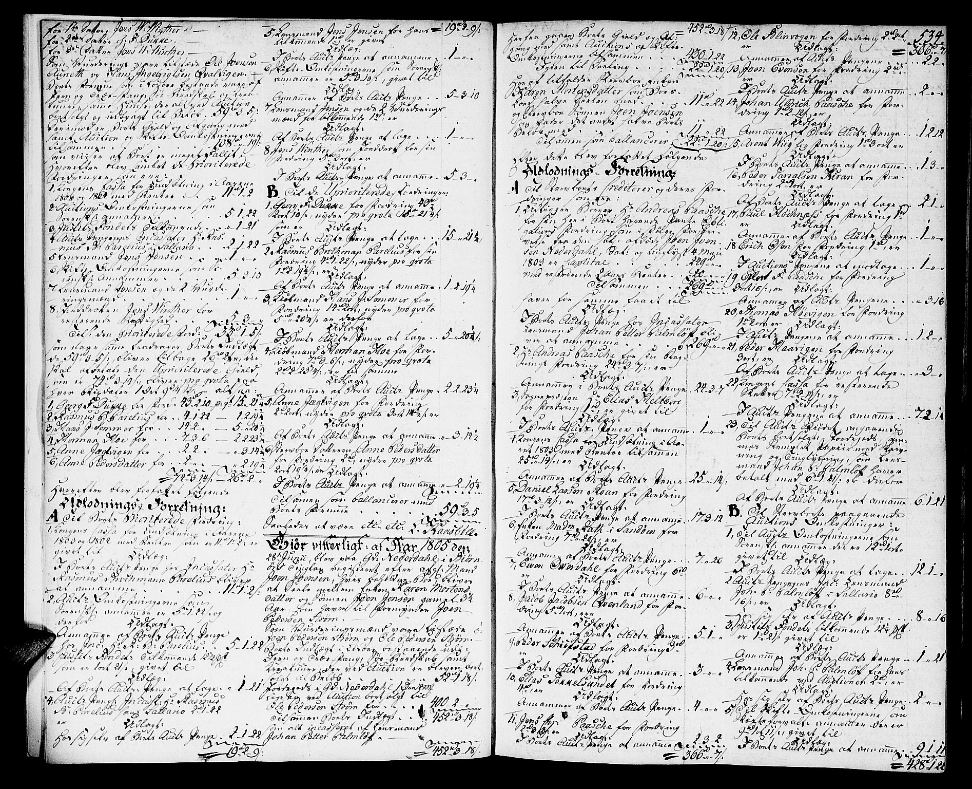 Fosen sorenskriveri, AV/SAT-A-1107/1/3/3A/L0016: Skifteprotokoll nr. 11 III, 1805-1811, s. 533b-534a