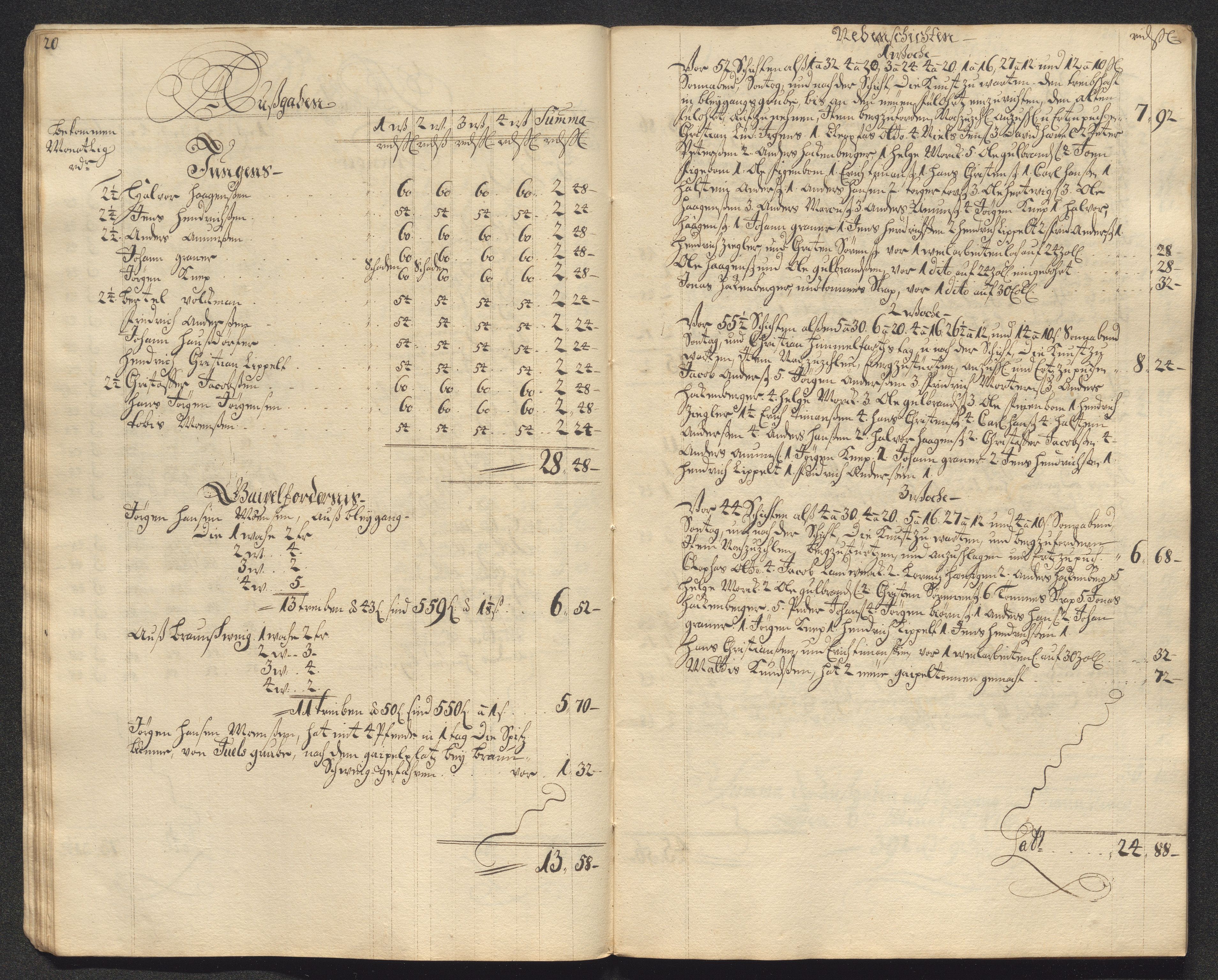 Kongsberg Sølvverk 1623-1816, AV/SAKO-EA-3135/001/D/Dc/Dcd/L0099: Utgiftsregnskap for gruver m.m., 1710, s. 248