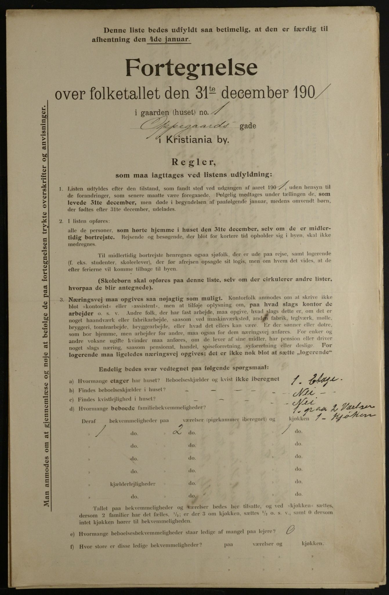 OBA, Kommunal folketelling 31.12.1901 for Kristiania kjøpstad, 1901, s. 11586