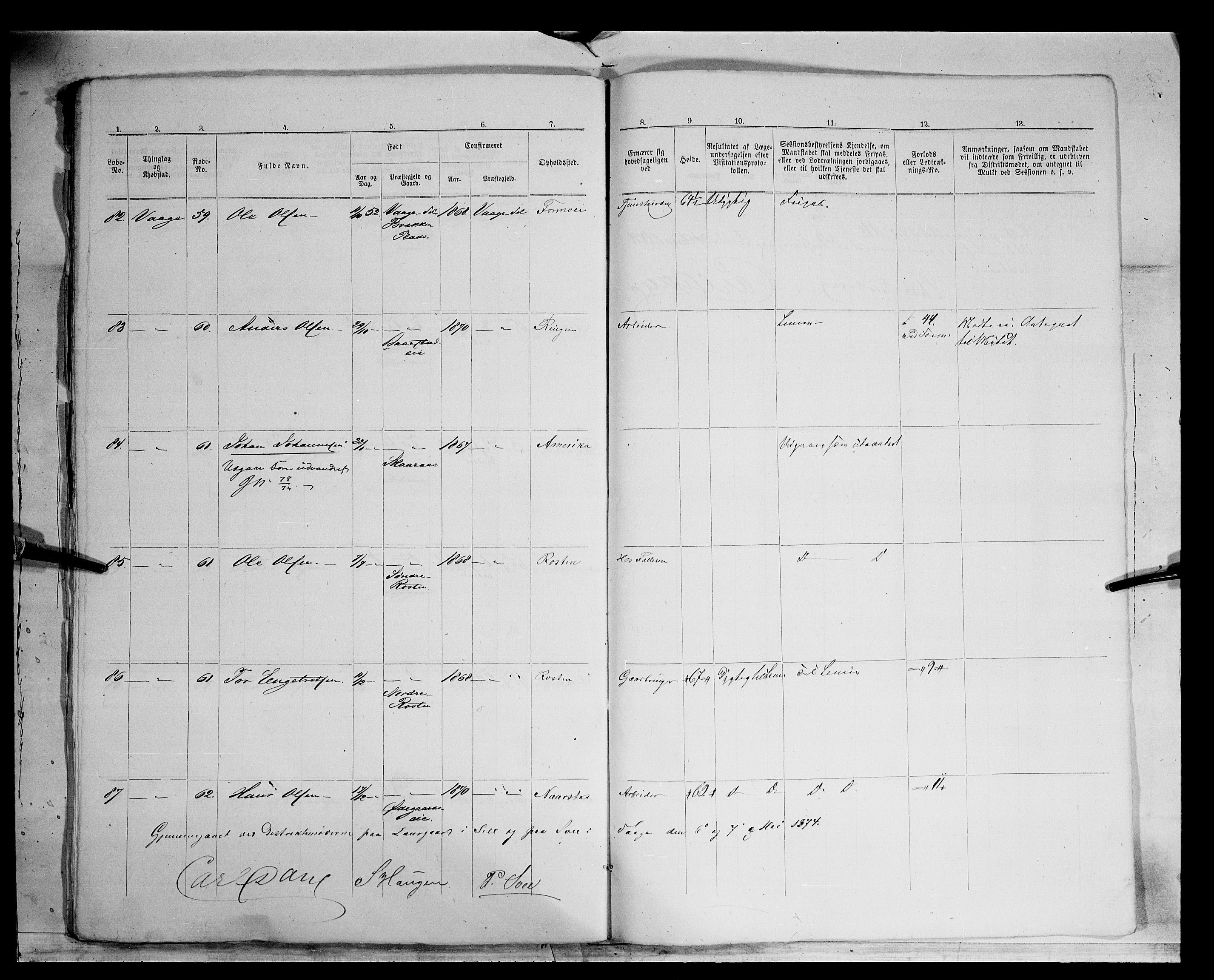 Fylkesmannen i Oppland, SAH/FYO-002/1/K/Kg/L1175: Heidal, Sel, Vågå, Lom og Skjåk, 1860-1879, s. 66