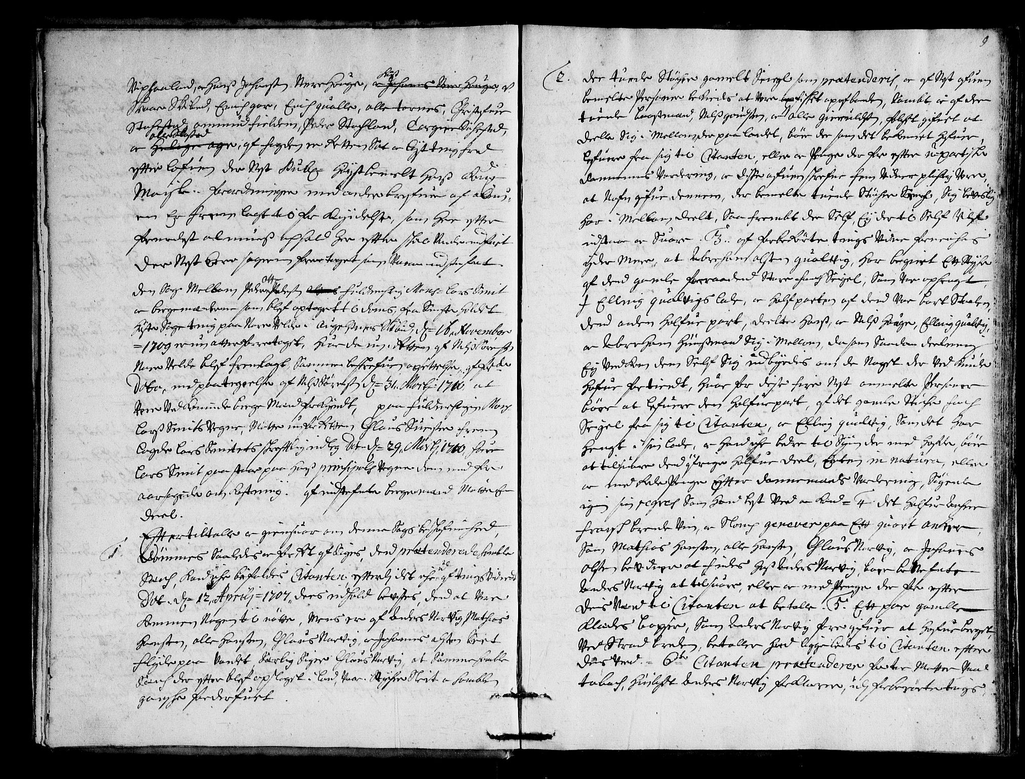 Ryfylke tingrett, AV/SAST-A-100055/001/I/IB/IBBa/L0039: Tingbok, Karmsund og Hesby, 1710, s. 8b-9a