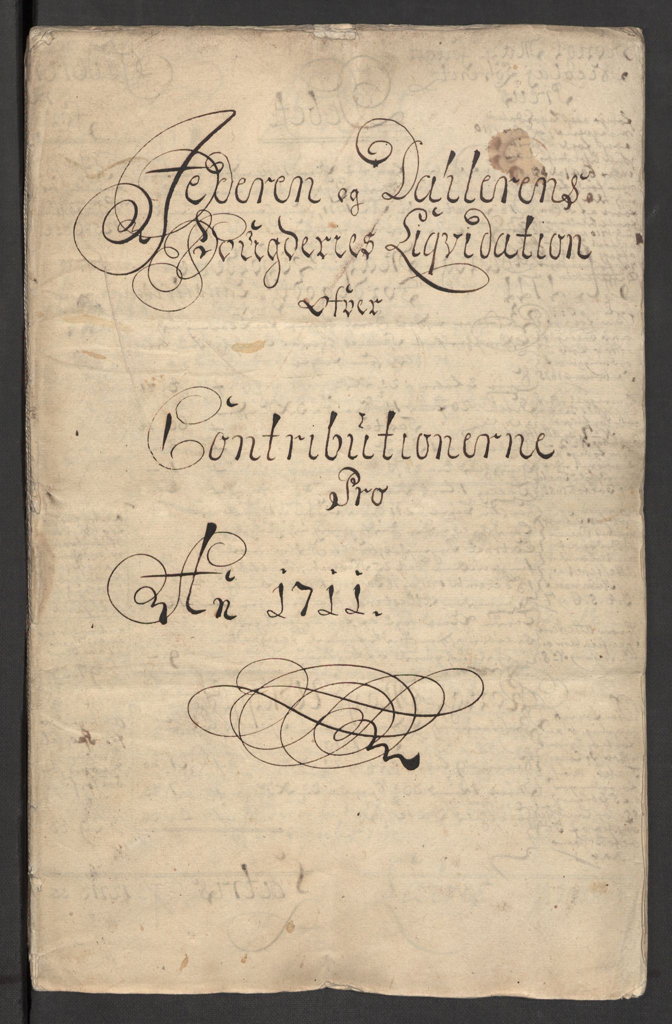Rentekammeret inntil 1814, Reviderte regnskaper, Fogderegnskap, RA/EA-4092/R46/L2735: Fogderegnskap Jæren og Dalane, 1711, s. 3
