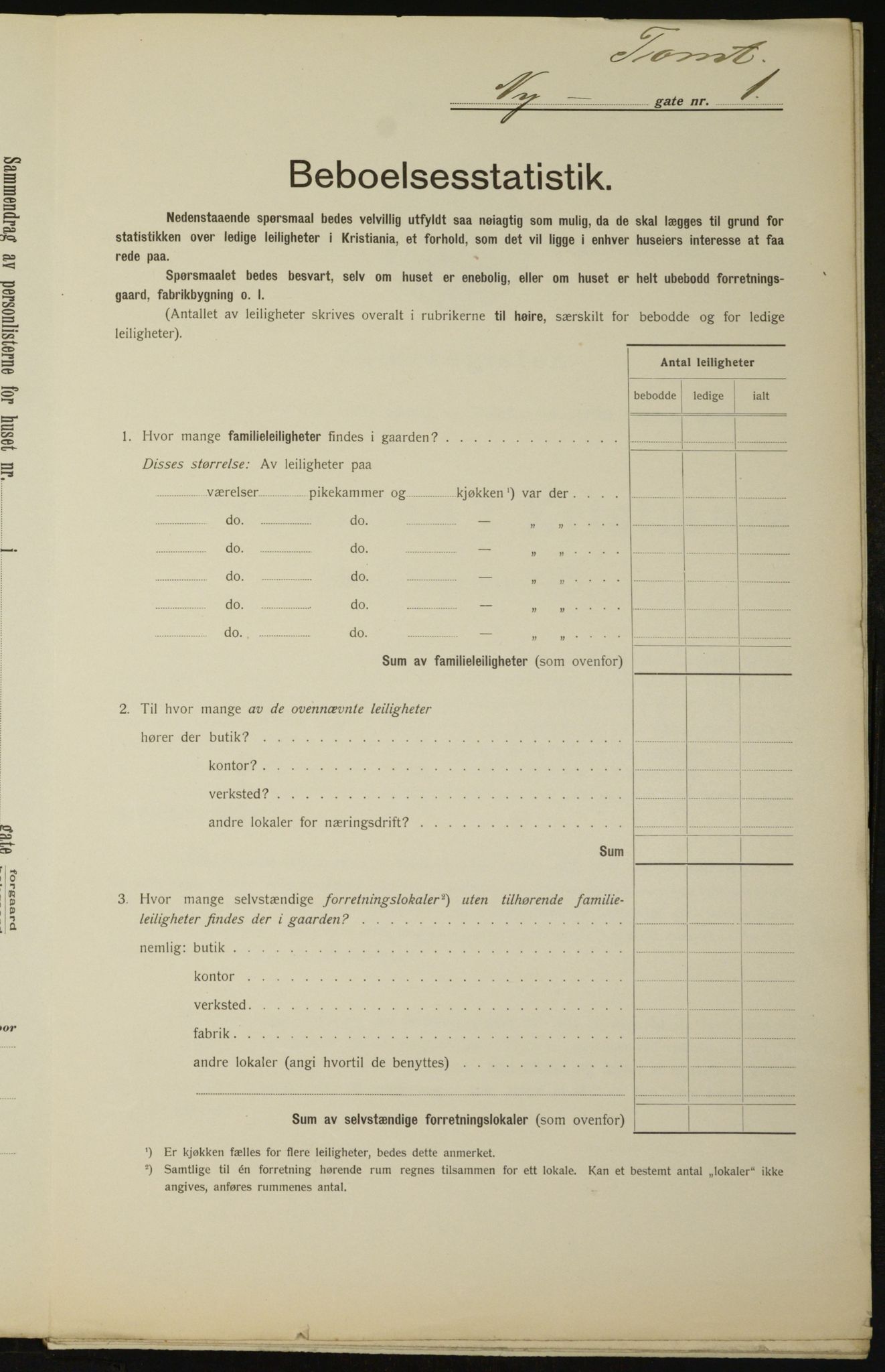 OBA, Kommunal folketelling 1.2.1912 for Kristiania, 1912, s. 74590