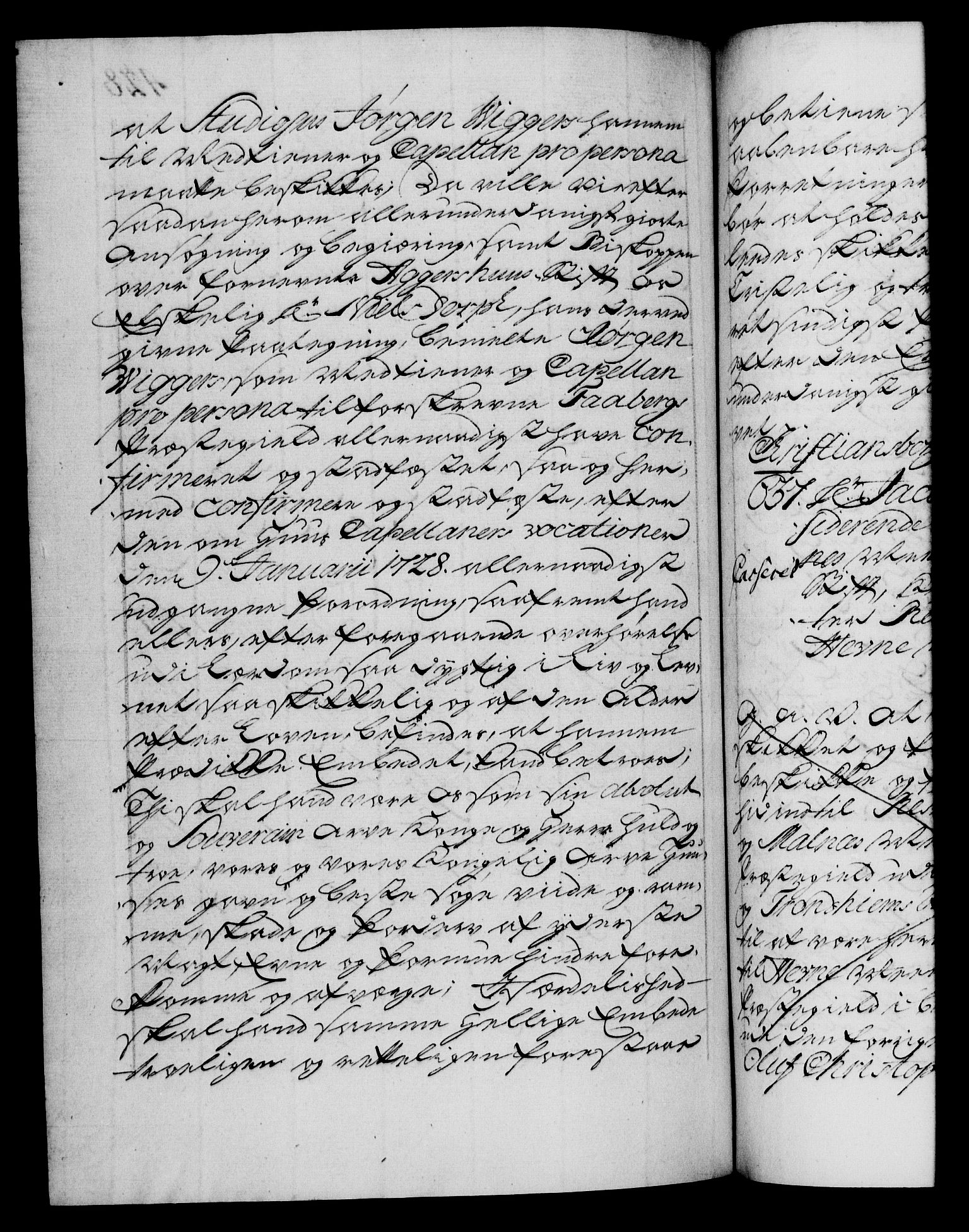 Danske Kanselli 1572-1799, RA/EA-3023/F/Fc/Fca/Fcaa/L0037: Norske registre, 1751-1752, s. 428b