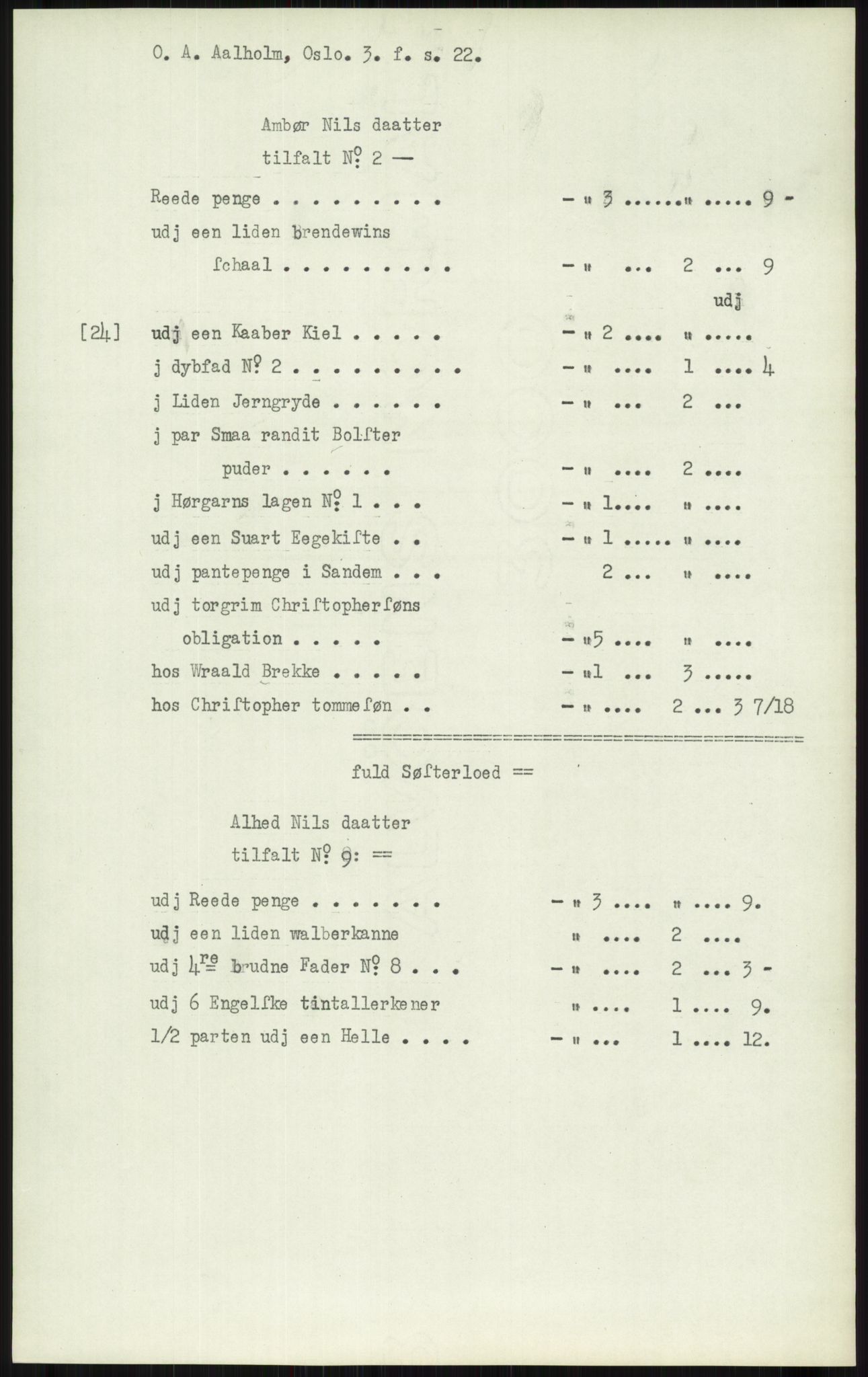 Samlinger til kildeutgivelse, Diplomavskriftsamlingen, AV/RA-EA-4053/H/Ha, s. 85