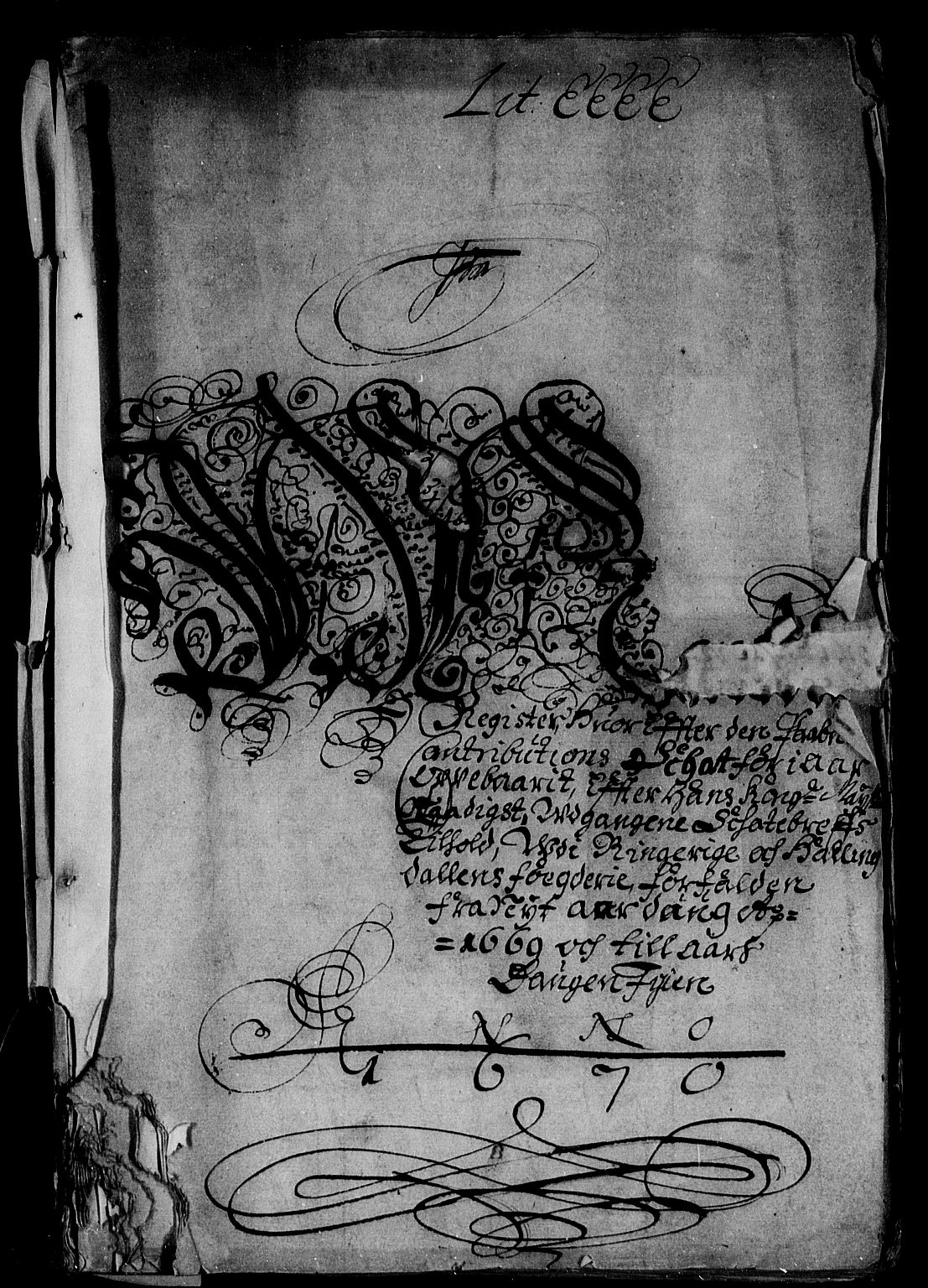 Rentekammeret inntil 1814, Reviderte regnskaper, Stiftamtstueregnskaper, Landkommissariatet på Akershus og Akershus stiftamt, AV/RA-EA-5869/R/Rb/L0061: Akershus stiftamt, 1669