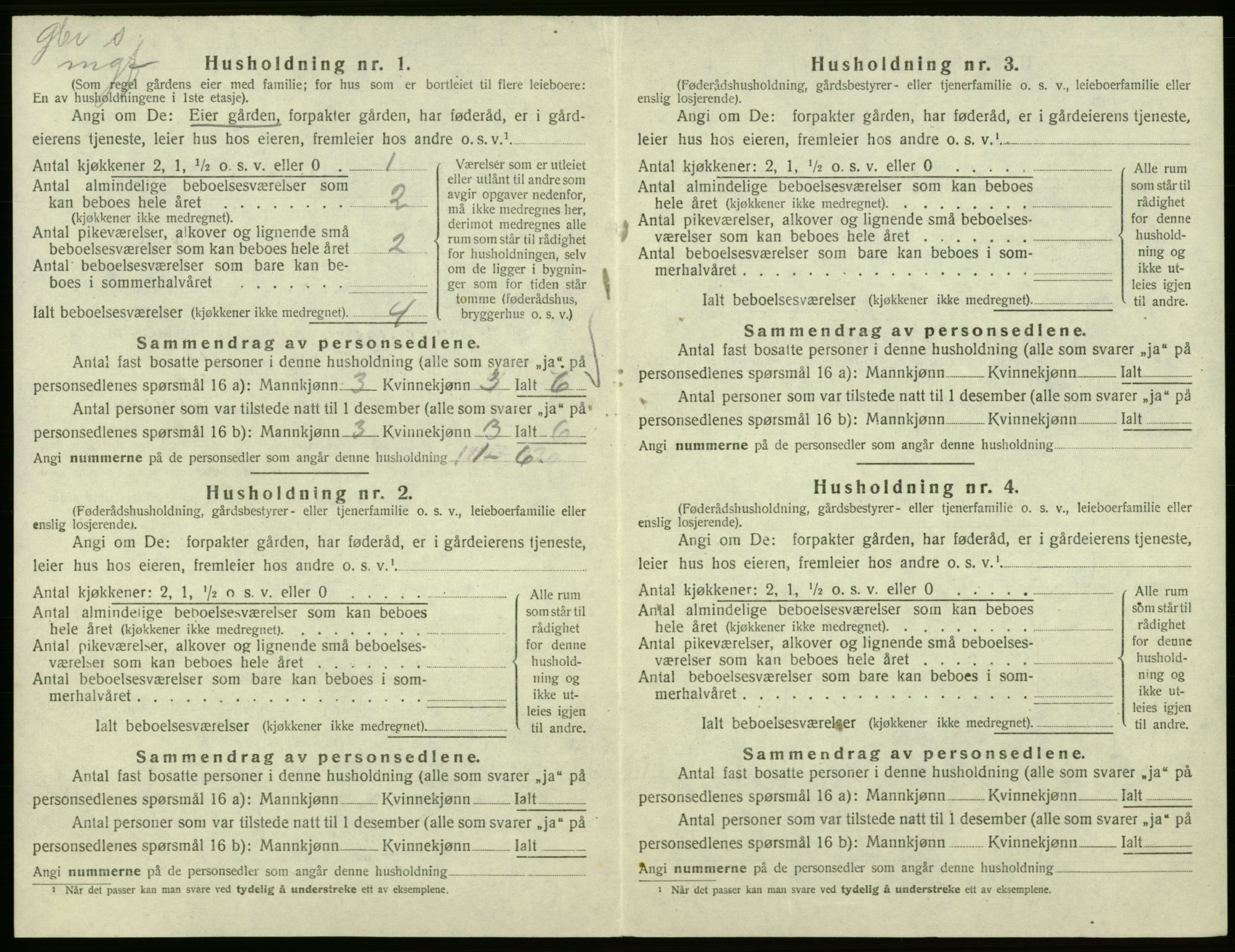 SAB, Folketelling 1920 for 1239 Hålandsdal herred, 1920, s. 231